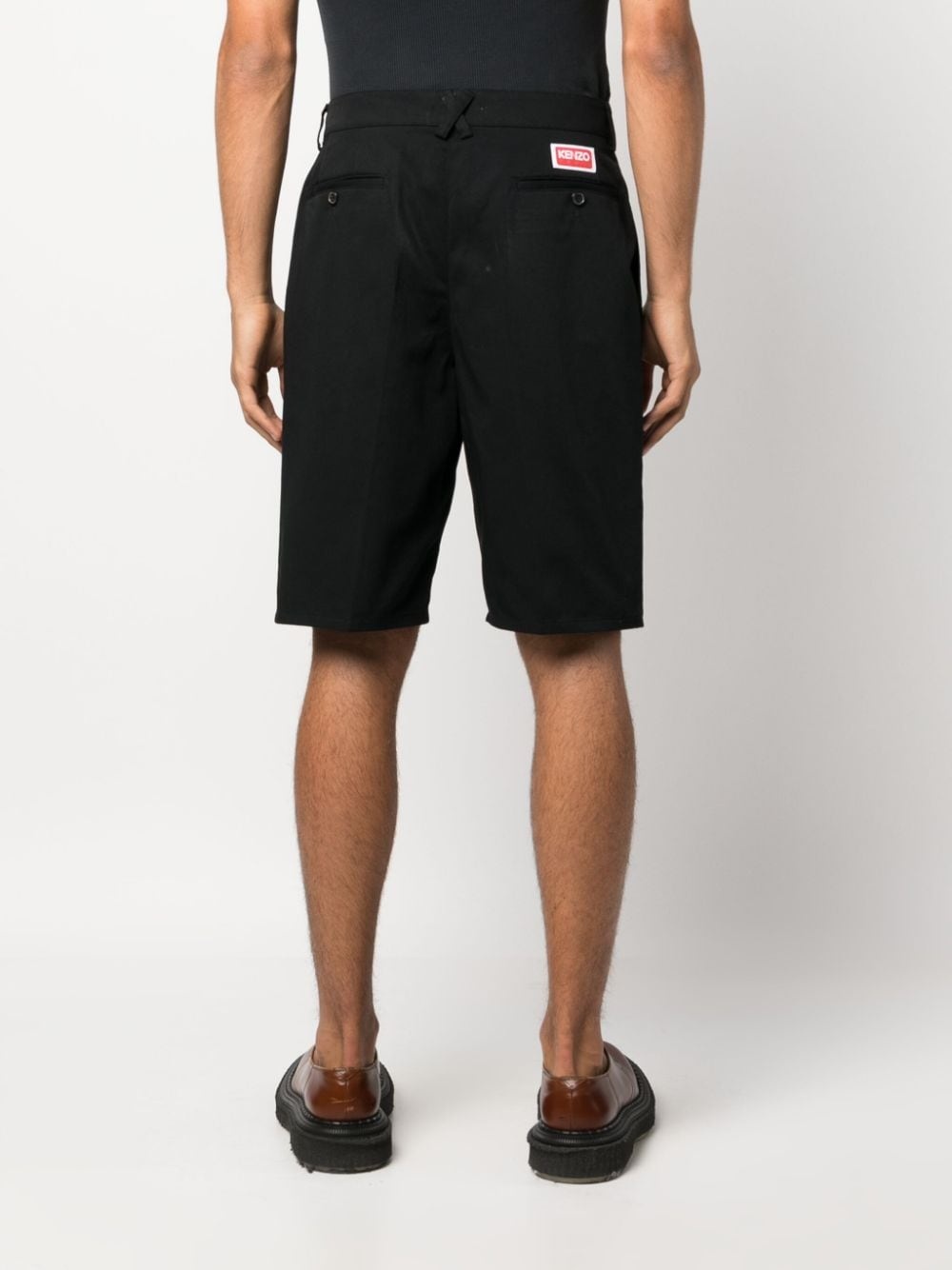 logo-embroidered bermuda shorts - 4