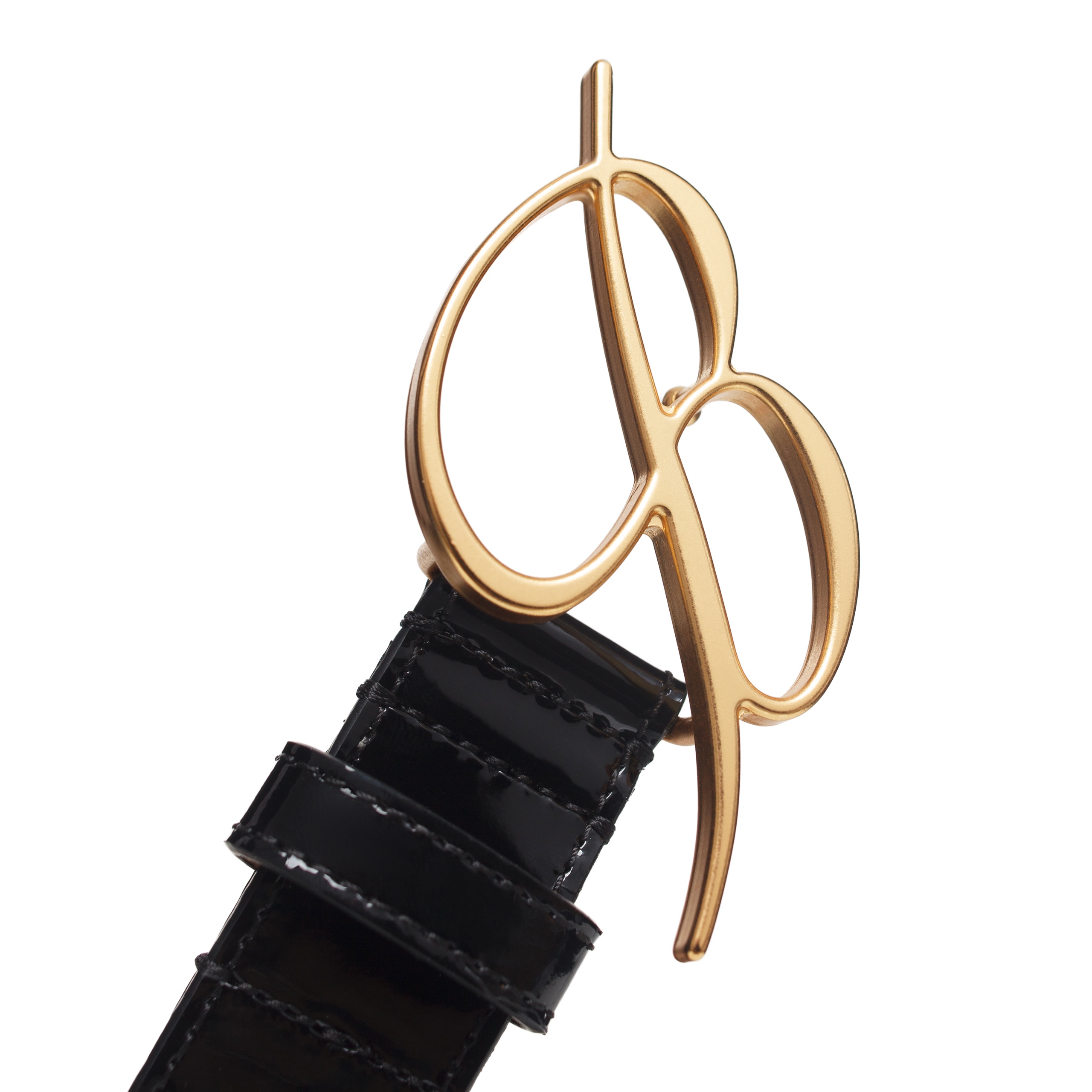 BLACK LOGO BELT - 4