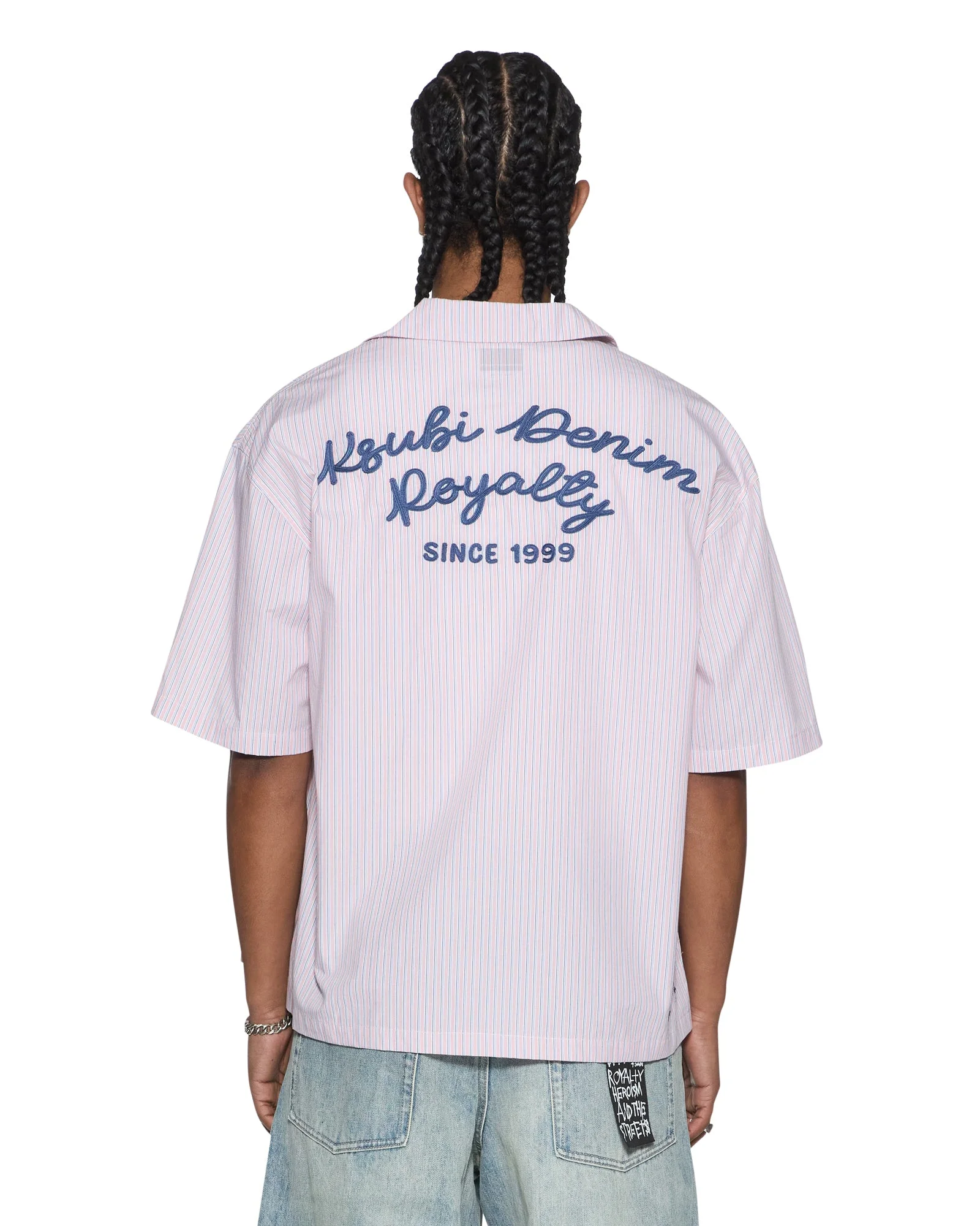 EFFECT DINER SS SHIRT QUARTZ STRIPE - 1