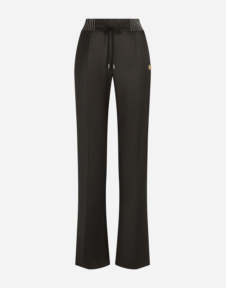 Twill palazzo pants - 1