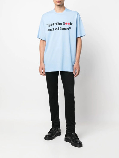 DSQUARED2 text-print T-shirt outlook