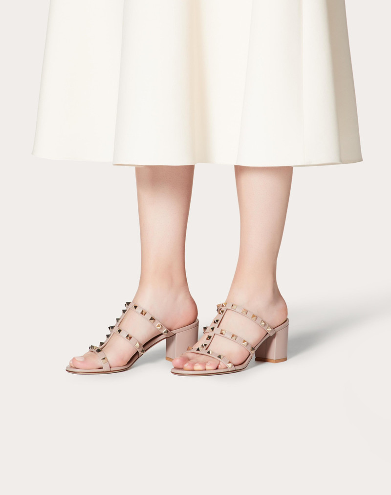 Valentino ROCKSTUD CALFSKIN LEATHER SLIDE SANDAL 60 MM outlook