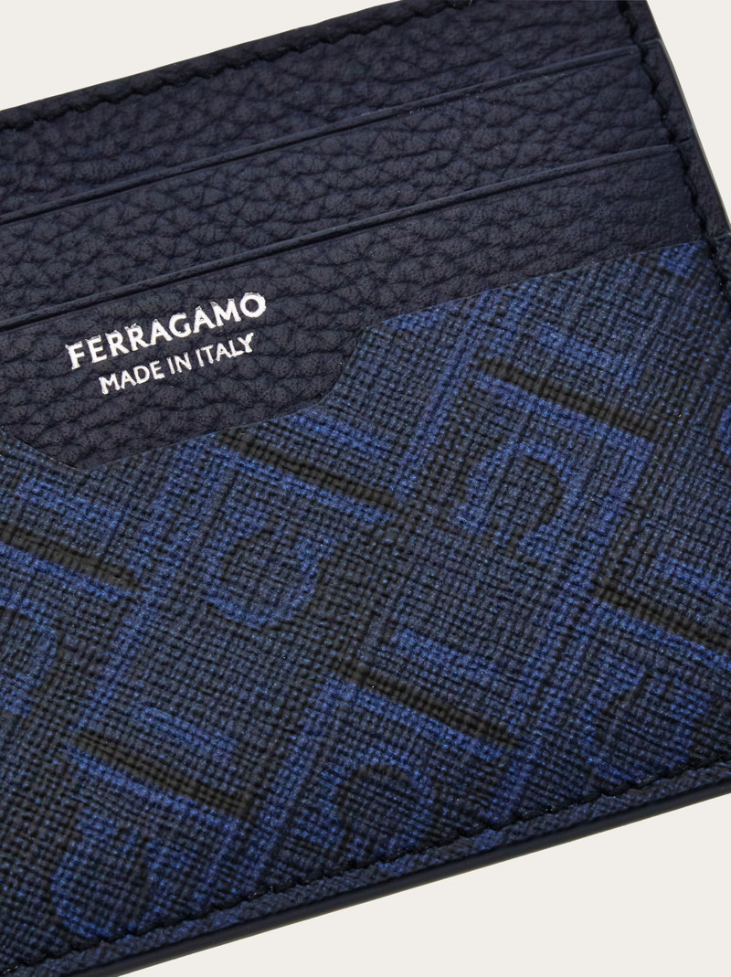 FERRAGAMO Ferragamo Monogram credit card holder outlook