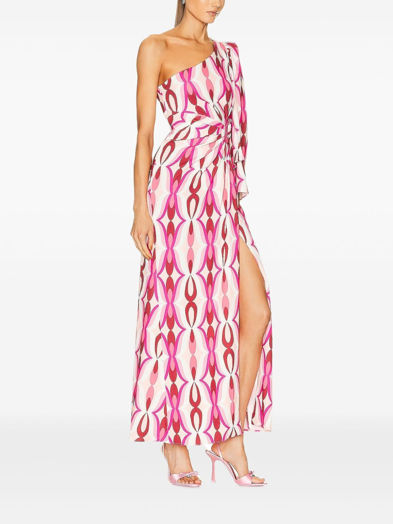 one-shoulder patterned maxi dress 3