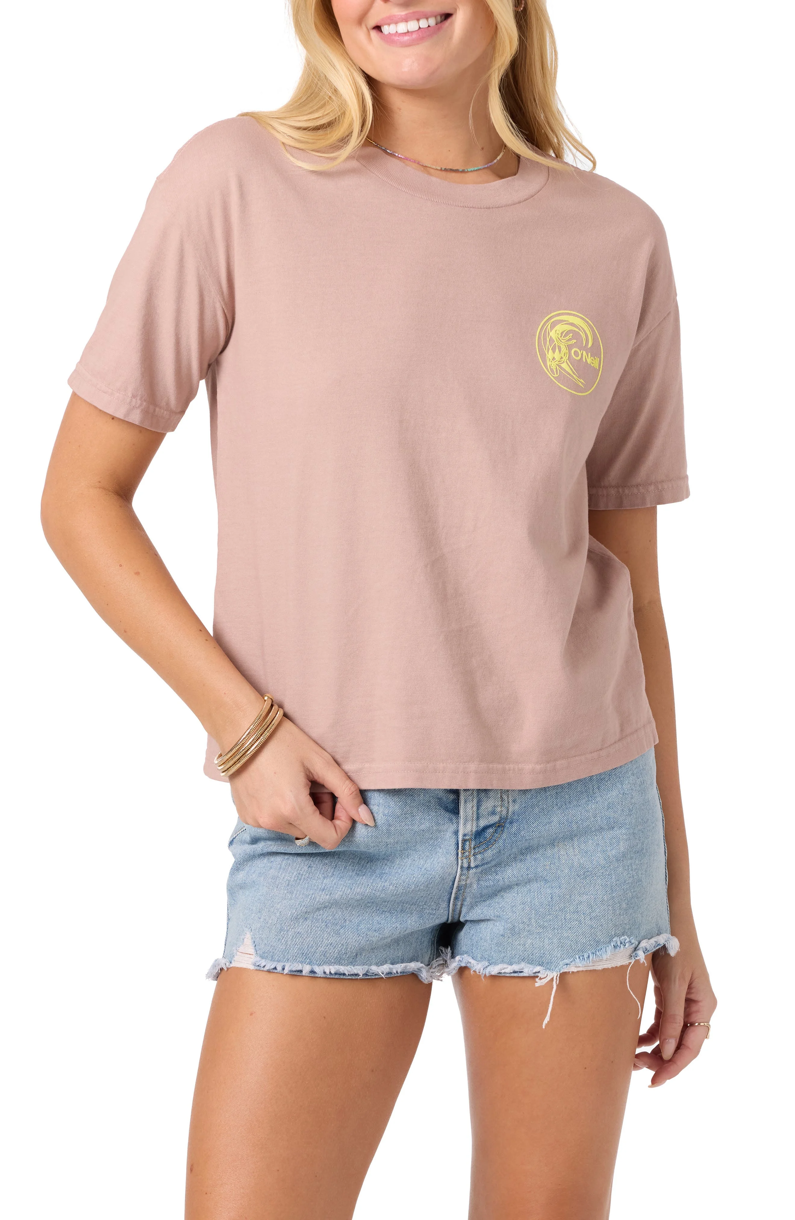 O'Neill Sunny State Cotton Graphic T-Shirt in Deauville Mauve at Nordstrom - 1