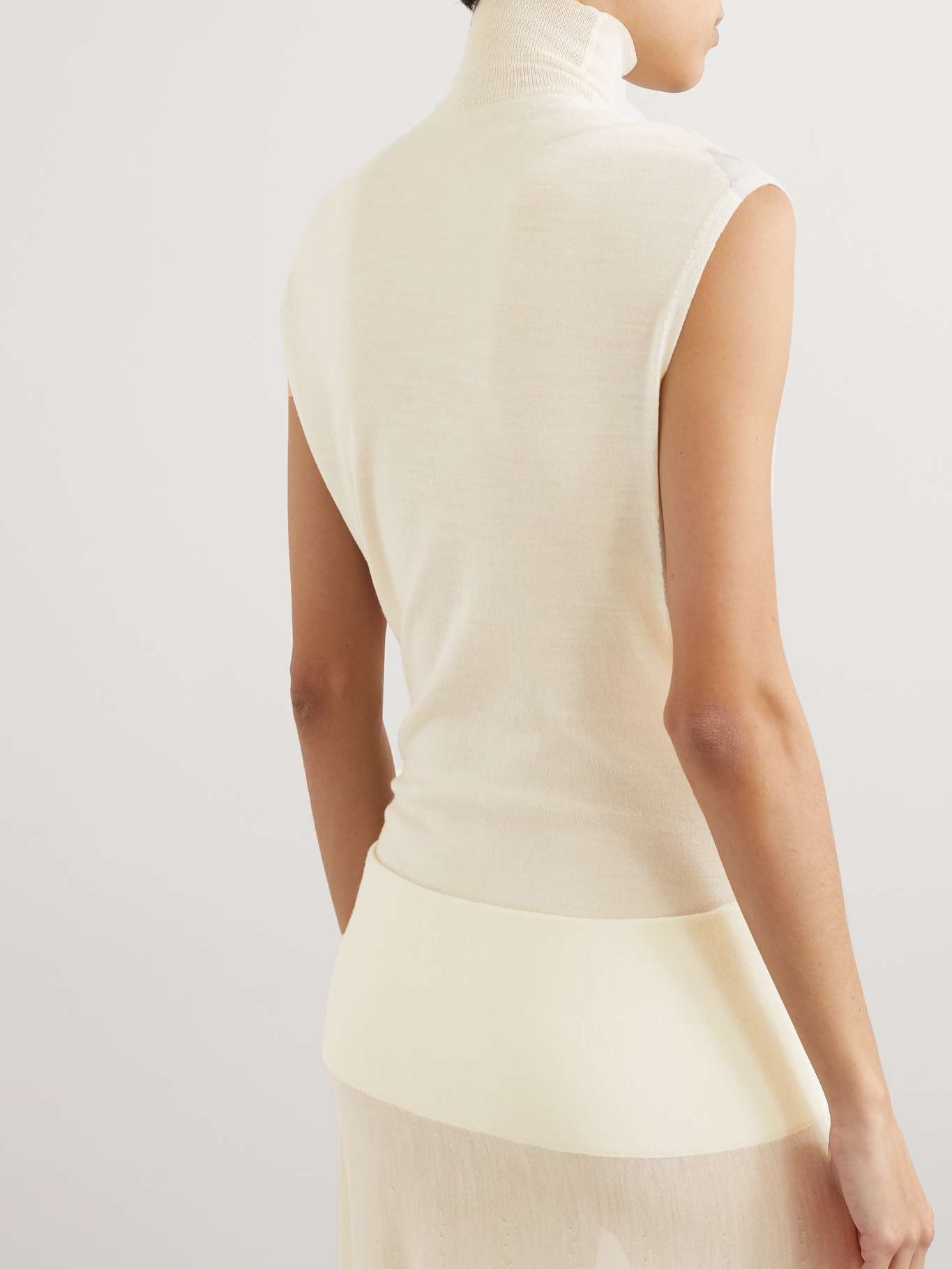 Wool-blend turtleneck bodysuit - 4