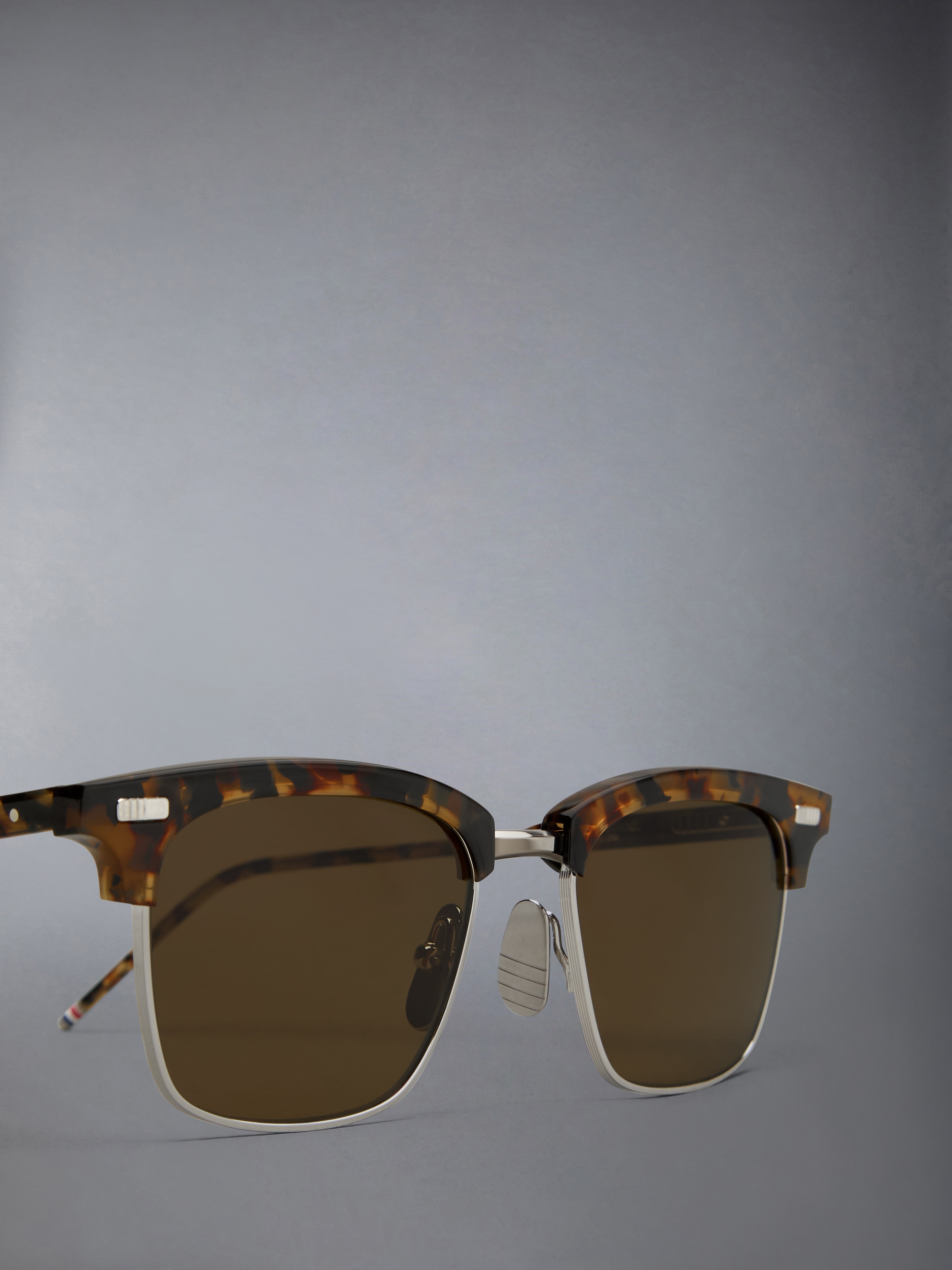 ACETATE AND TITANIUM RECTANGULAR SUNGLASSES - 3