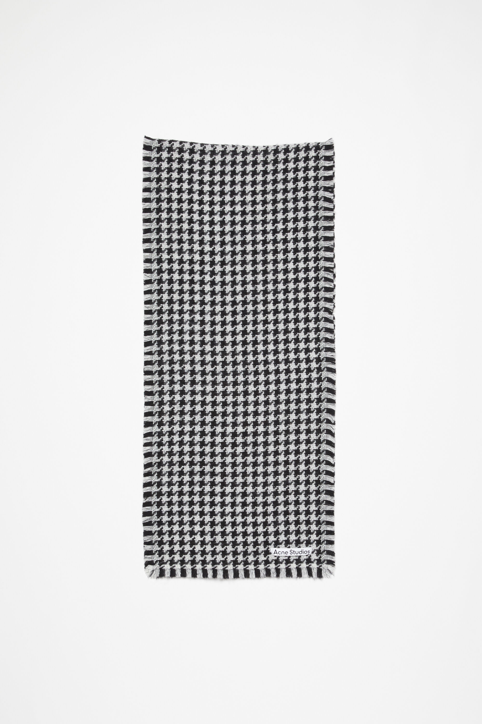 Houndstooth scarf - Black/white - 1