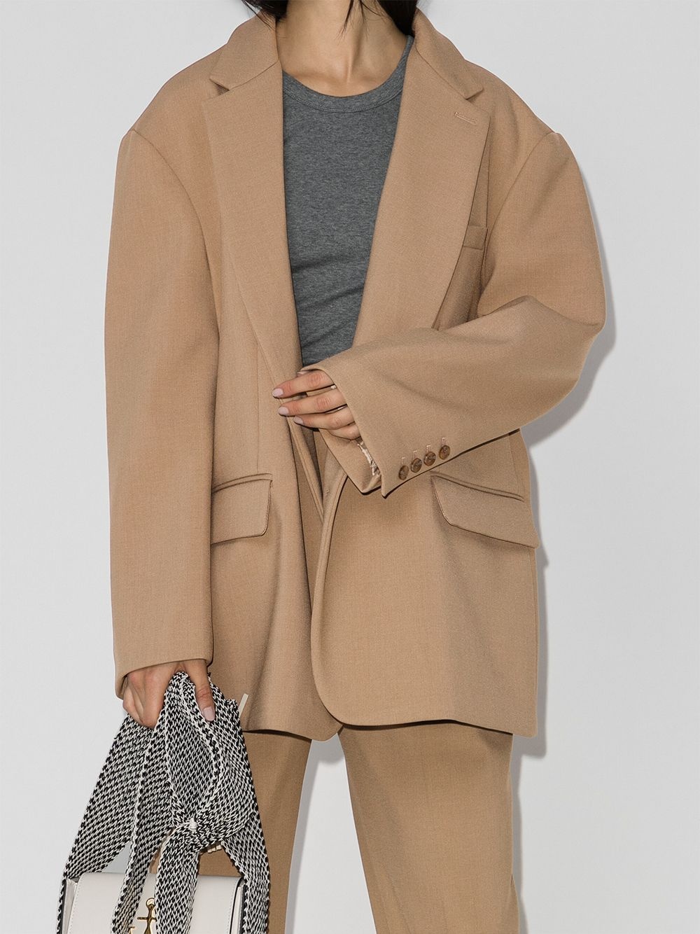 Bea single-breasted boxy blazer - 2