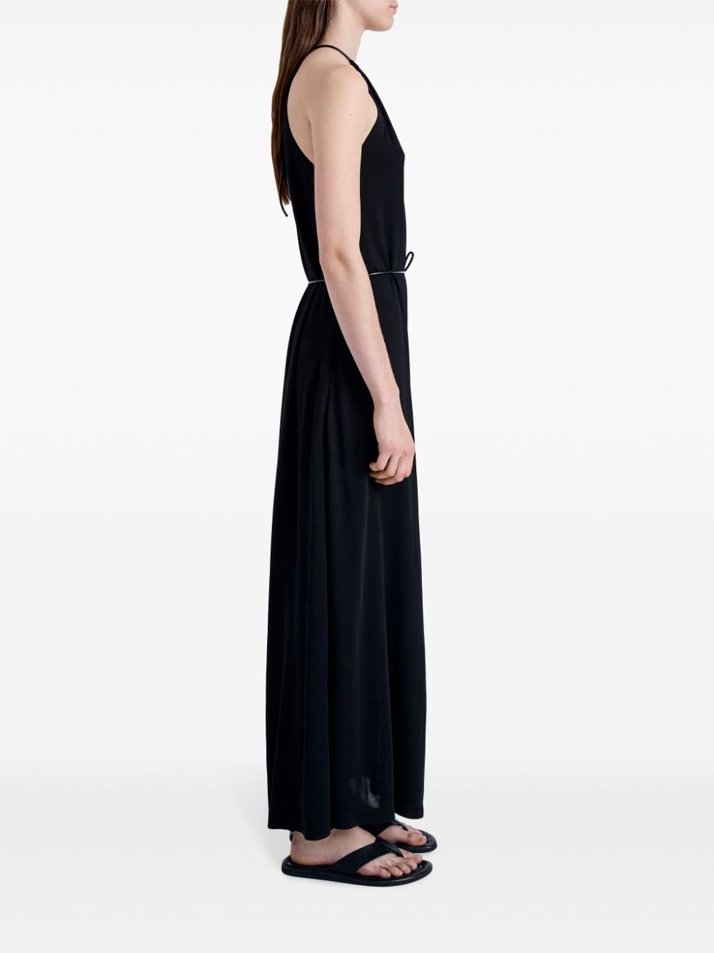 soft-jersey halterneck maxi dress - 3