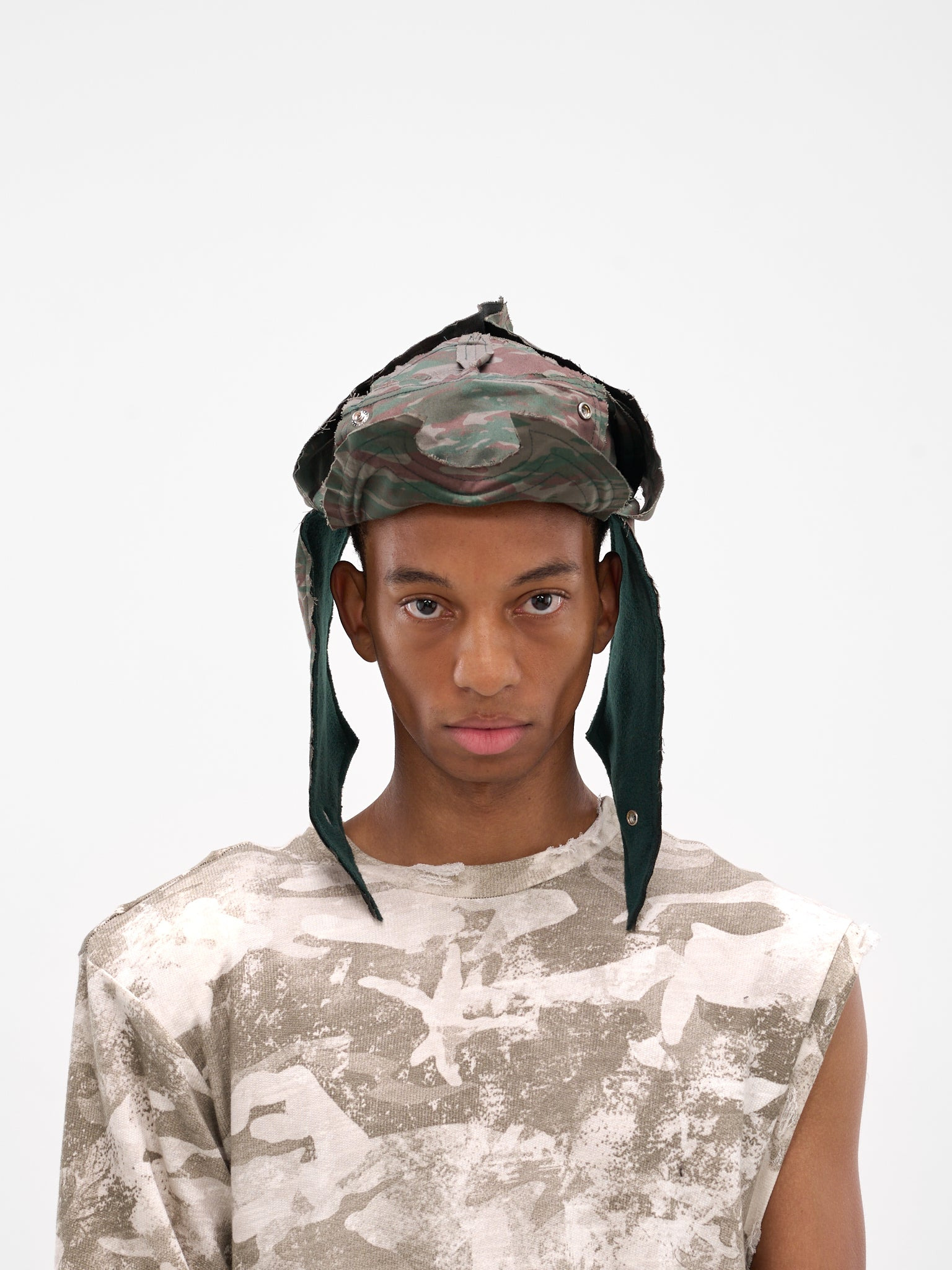 Camo Graphic Shark Hat - 1