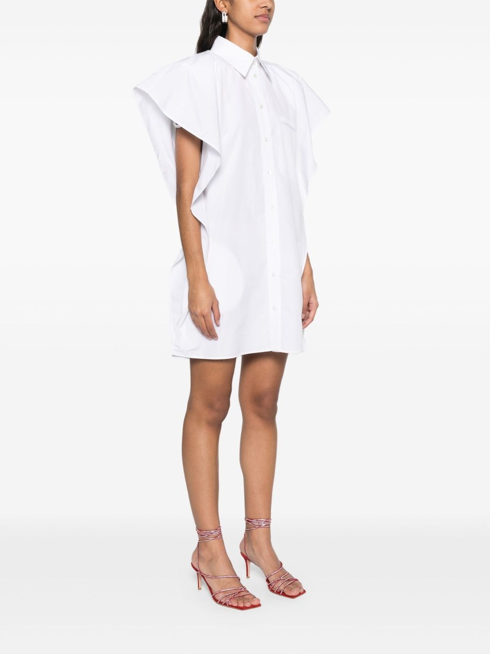 poplin mini dress - 3