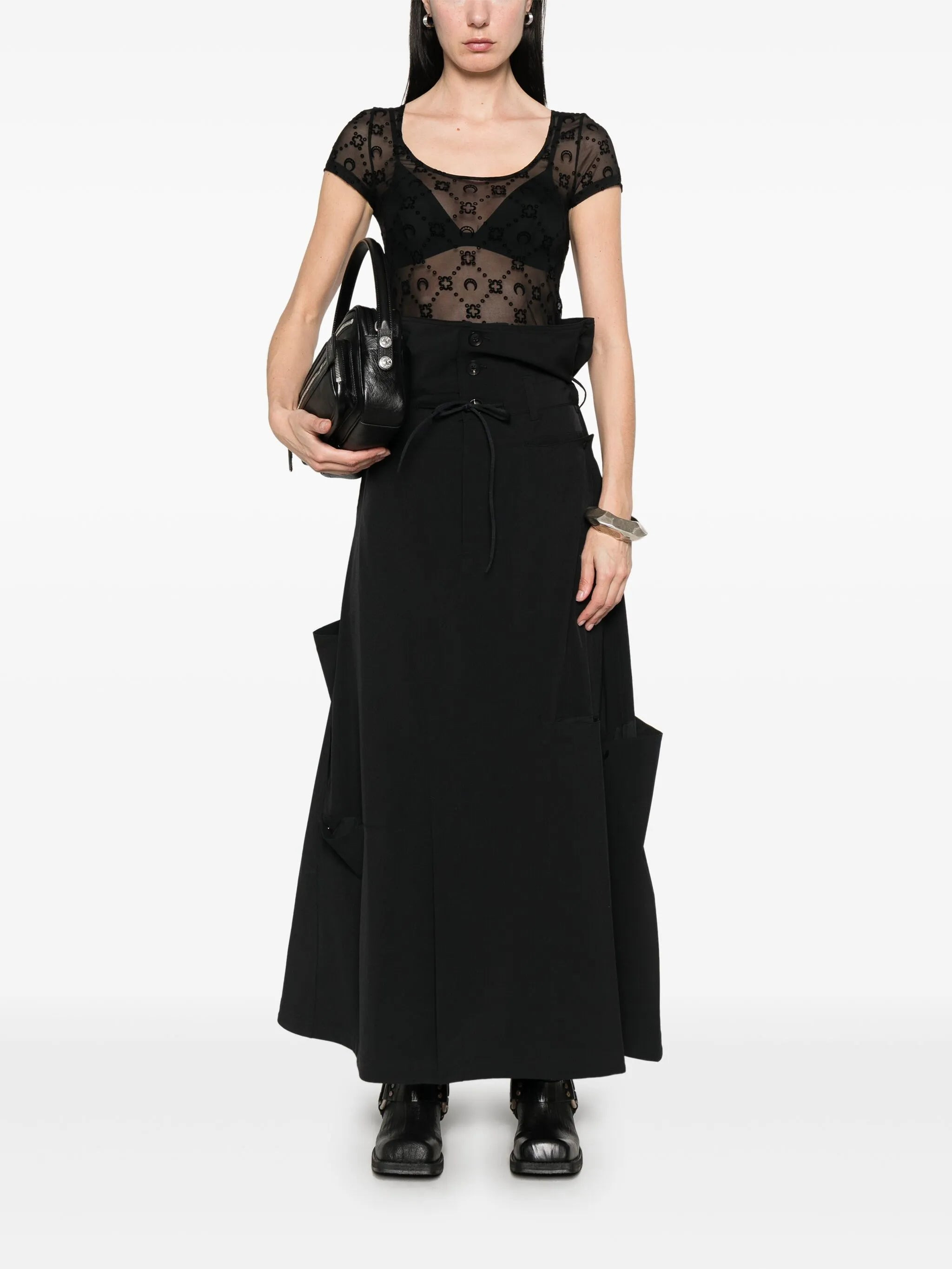 flocked mesh top - 2