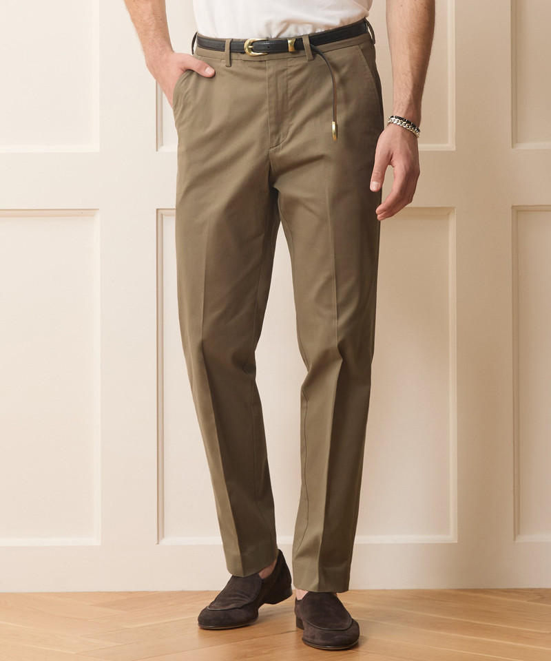 TODD SNYDER Italian Brushed Cotton Sutton Trouser outlook