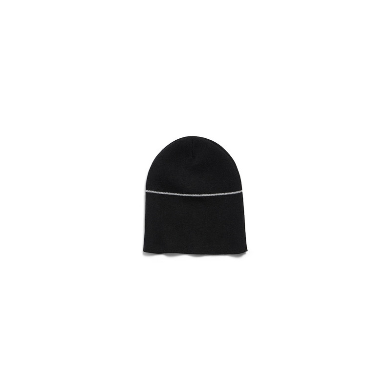 BALENCIAGA Men's 3b Sports Icon Sporty Beanie in Black/white outlook