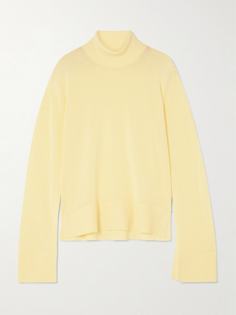 Lyocell-blend Turtleneck Sweater 1