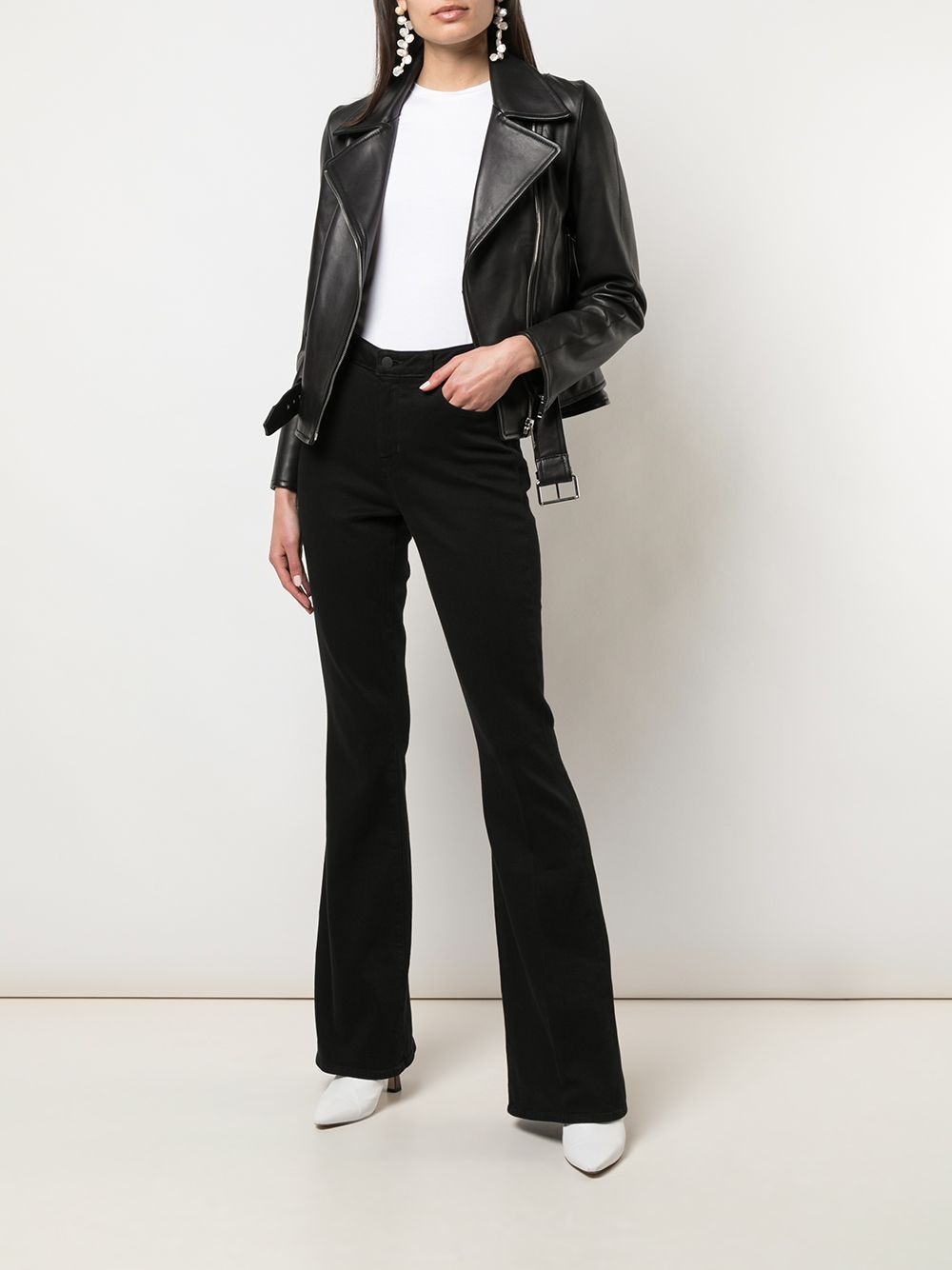 high-rise flared jeans - 2