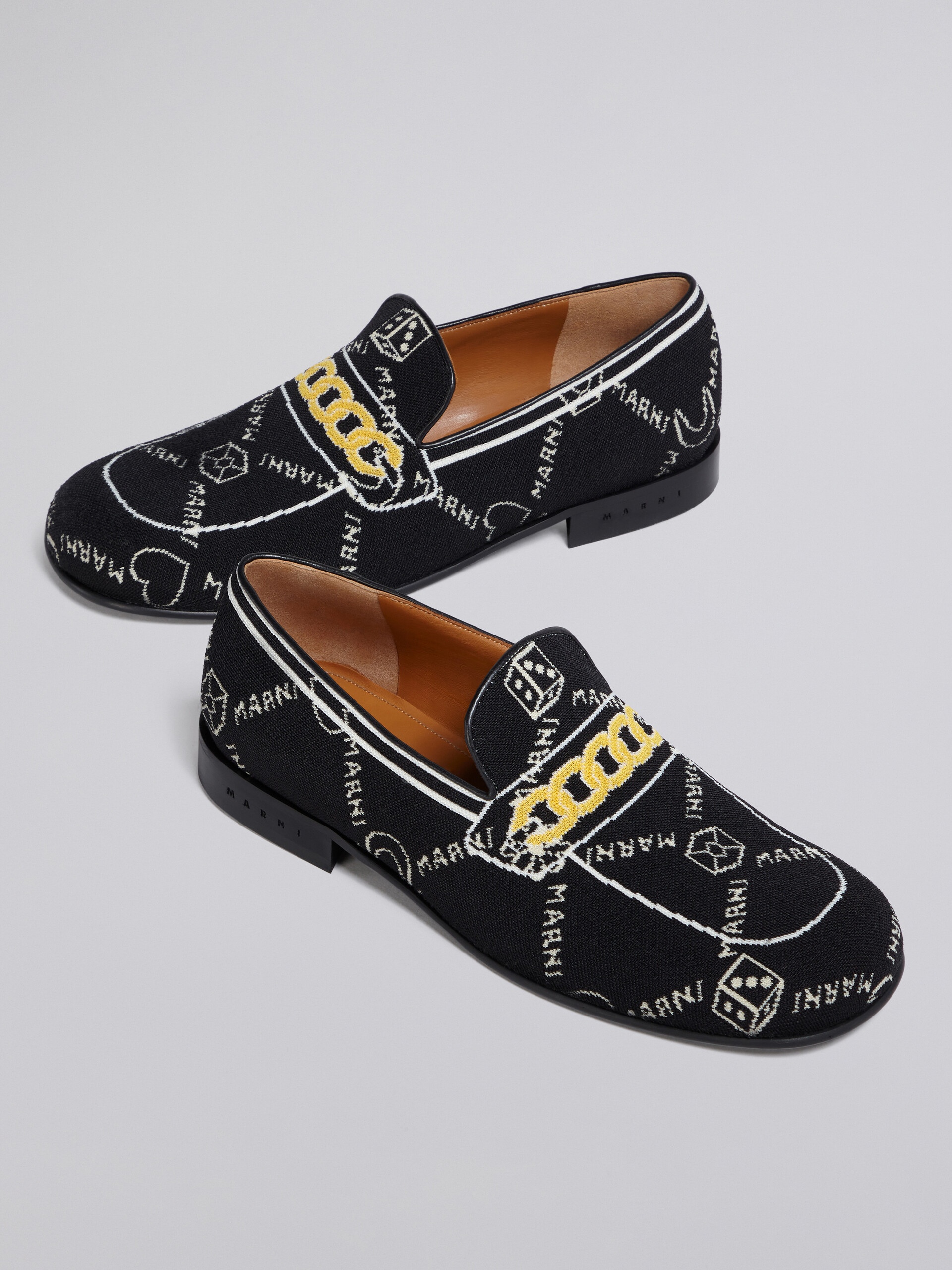 MARNIGRAM TROMPE L'ŒIL JACQUARD MOCCASIN - 5