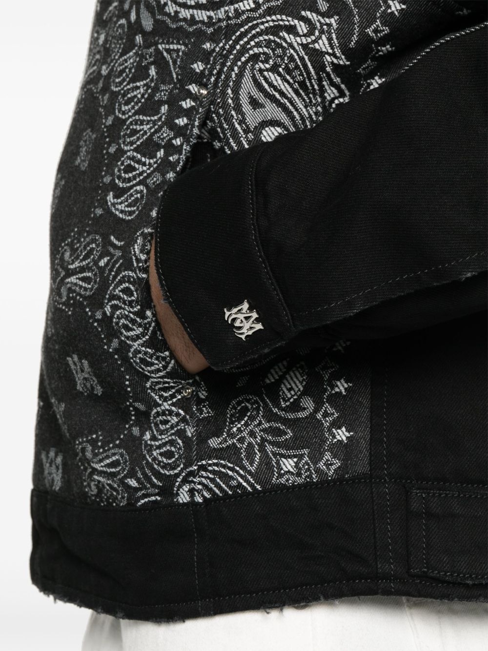 paisley-attern jacket - 5