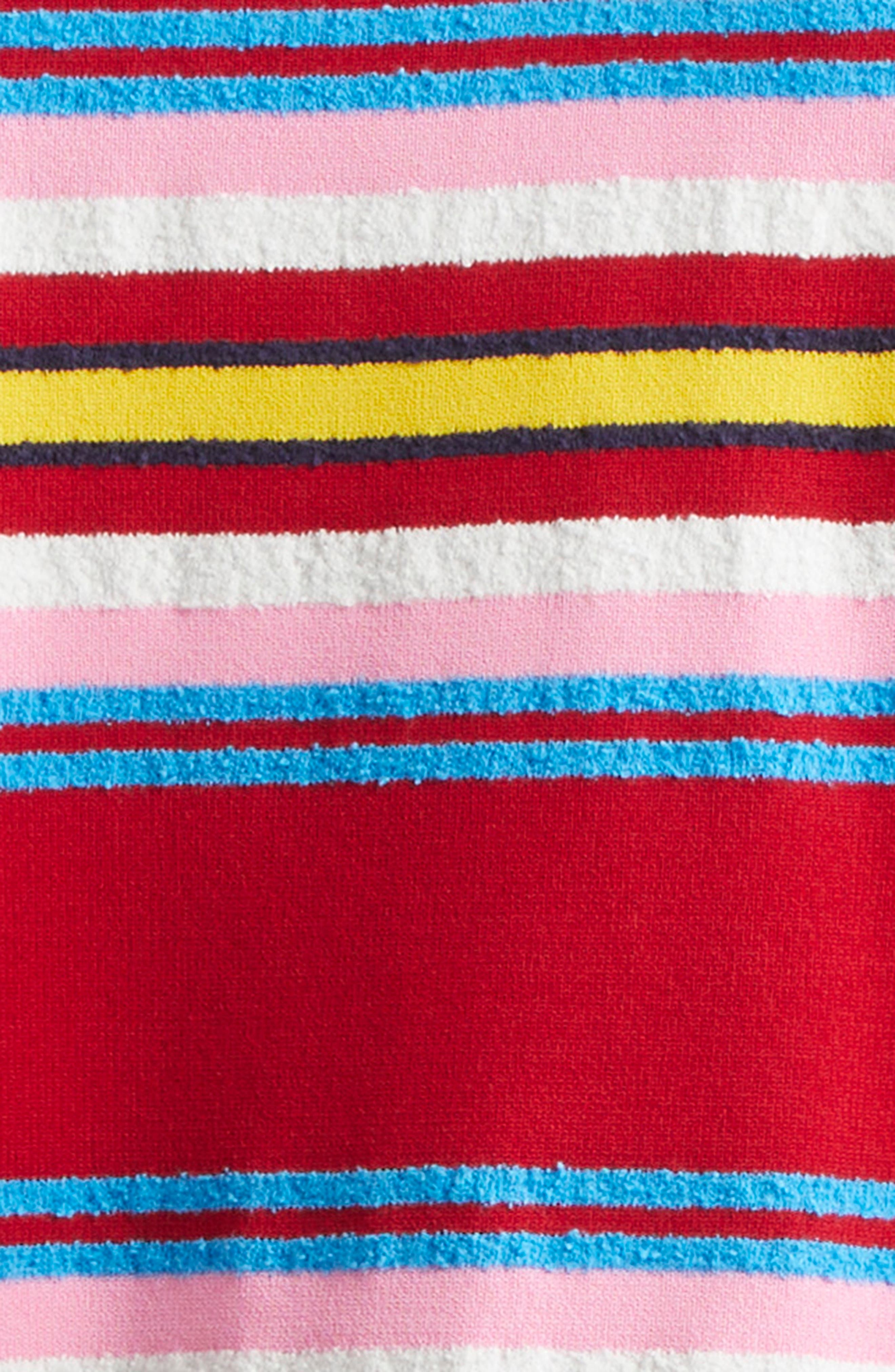 Casablanca Oversize Stripe Polo in Multi Dark Red at Nordstrom - 6