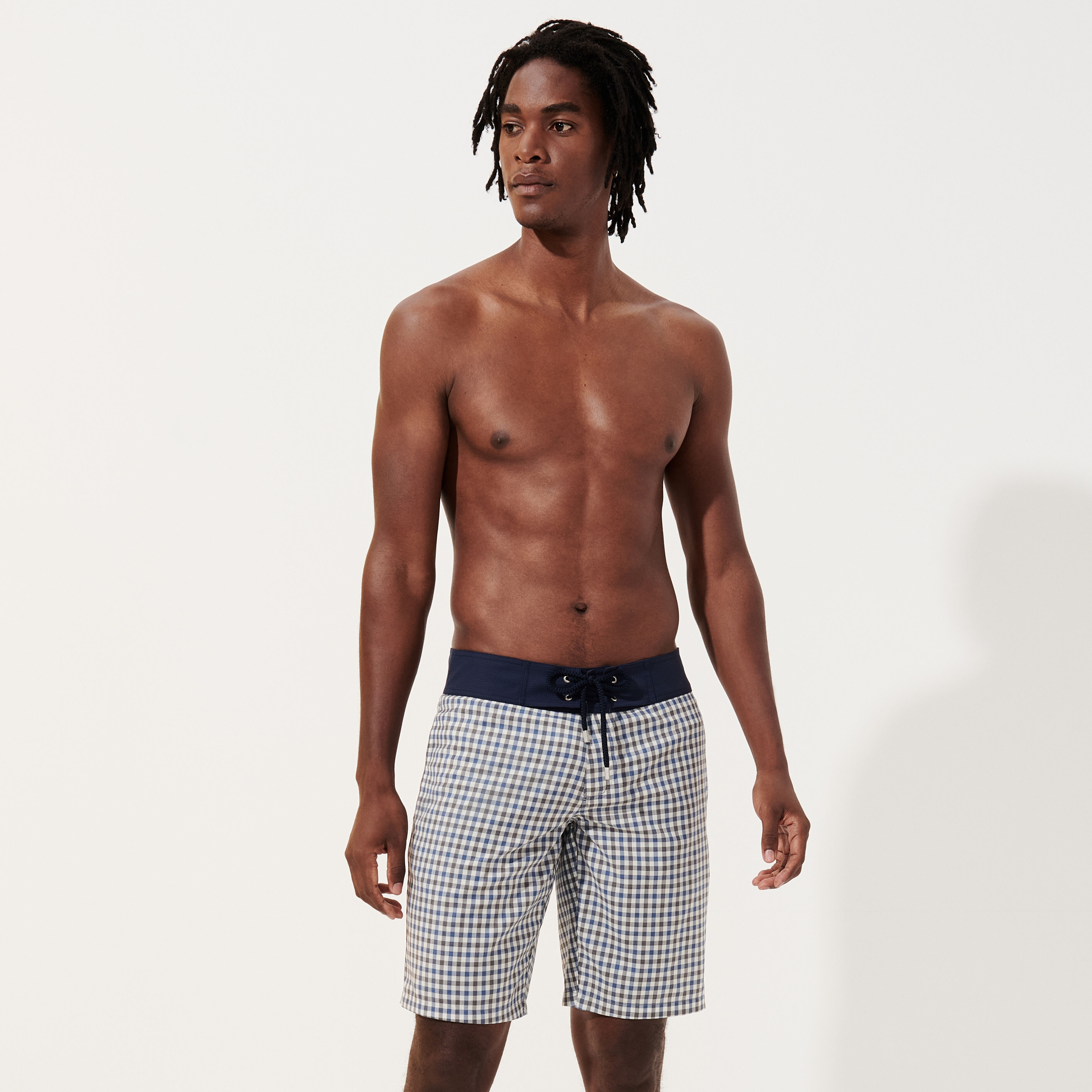 Men Woolen Swim Trunks Carreaux- Vilebrequin x The Woolmark Company - 3