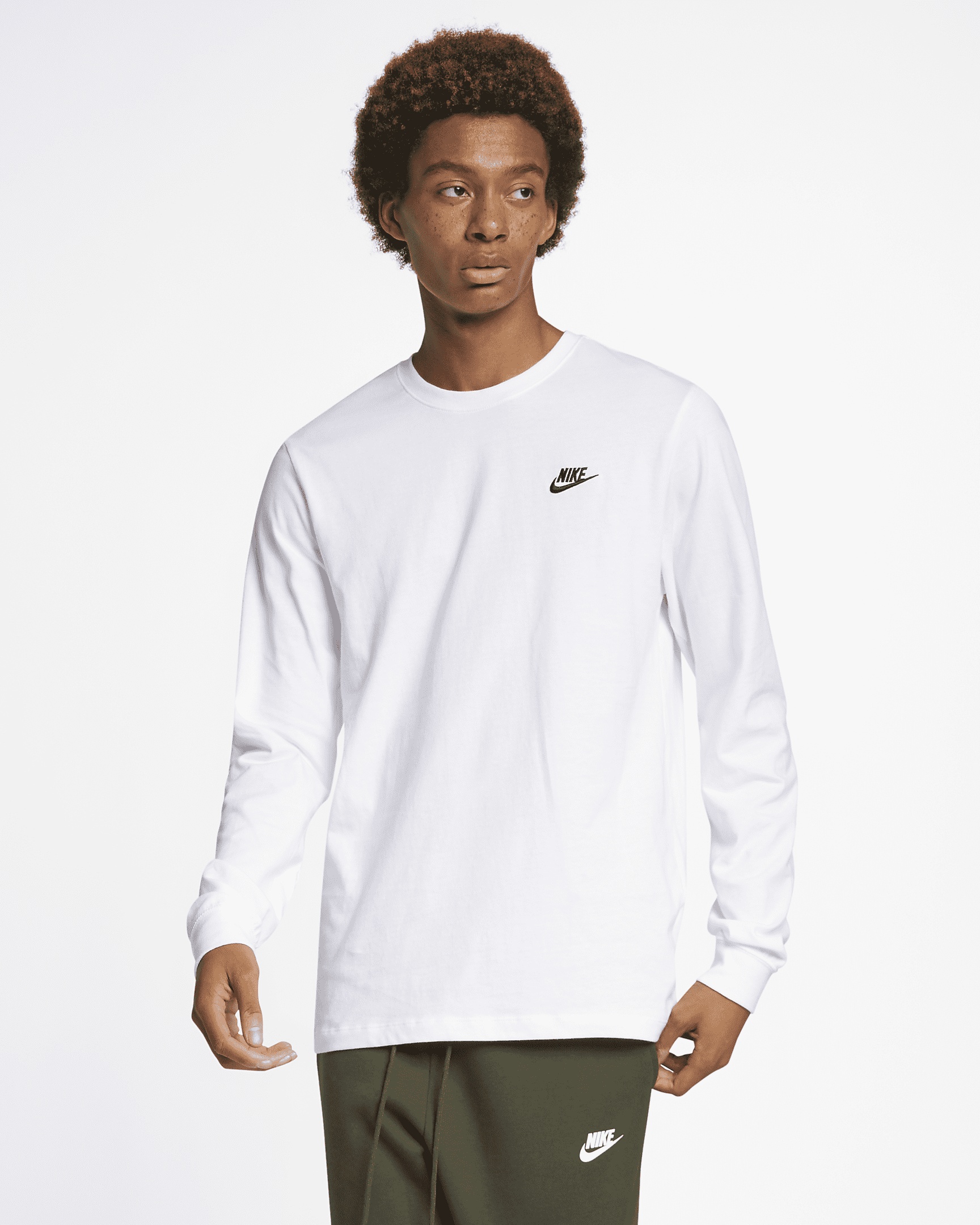 Nike Sportswear Club Men's Long-Sleeve T-Shirt - 1