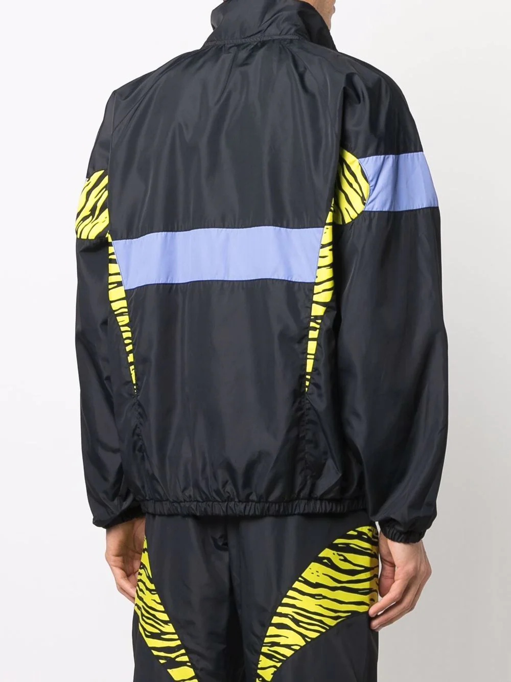 panelled zebra windbreaker - 4