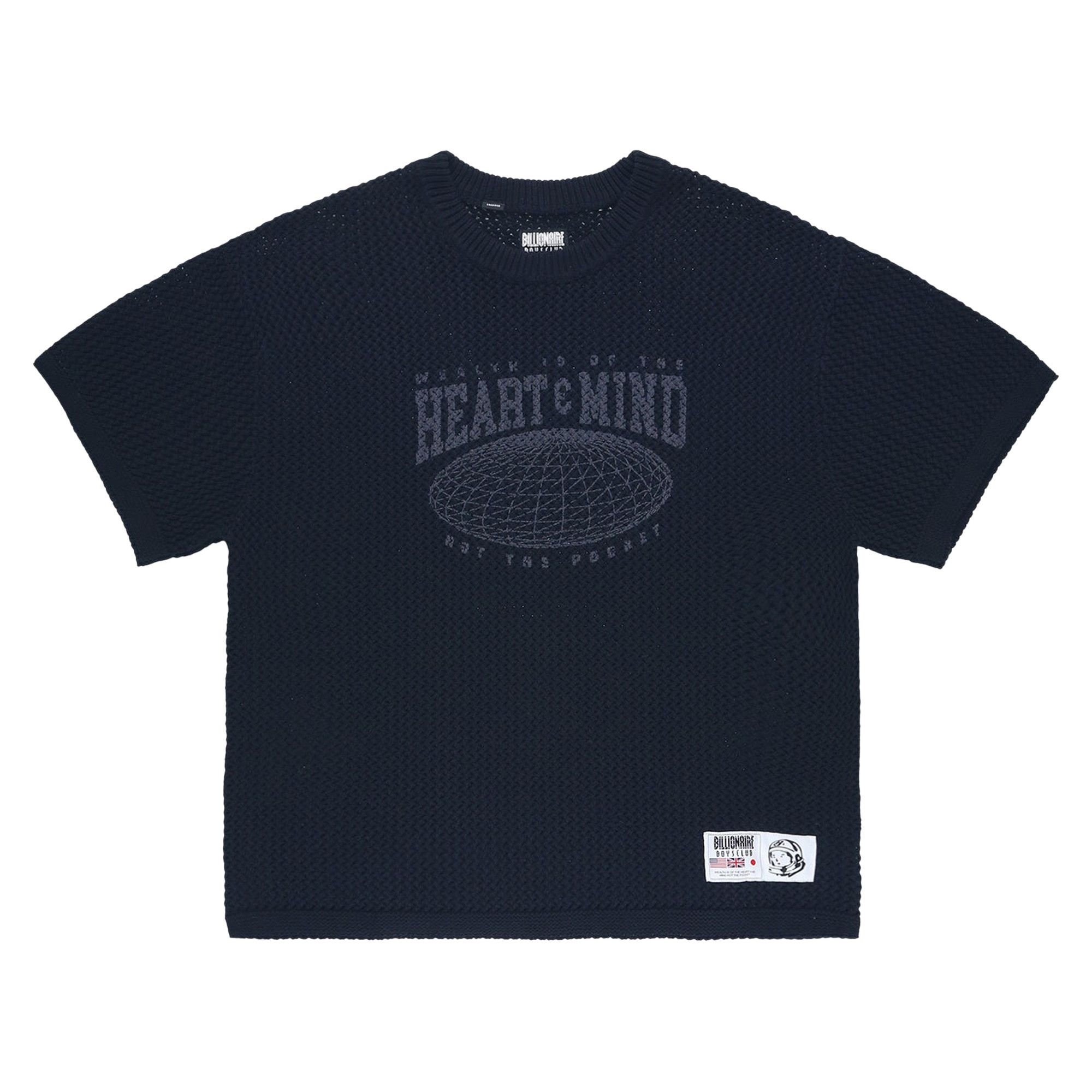 Billionaire Boys Club Mercer Jersey T-Shirt (Cropped Fit) 'Black' - 1