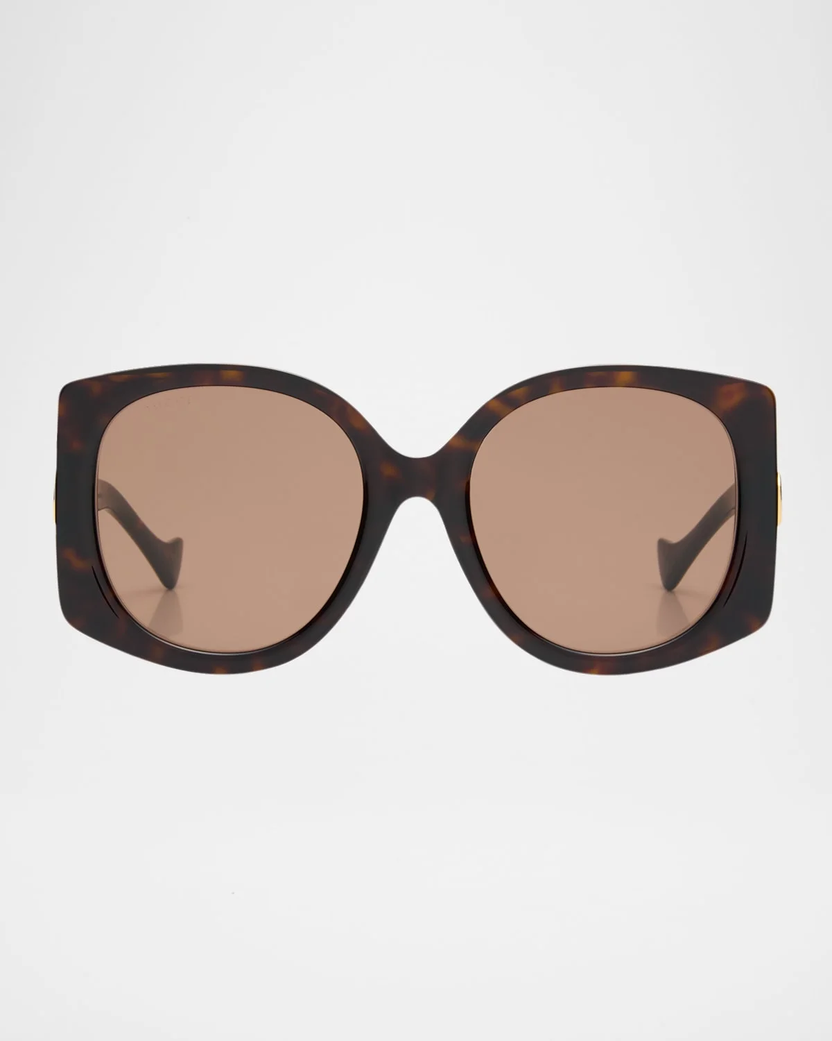 Raised Interlocking GG Acetate Butterfly Sunglasses - 1