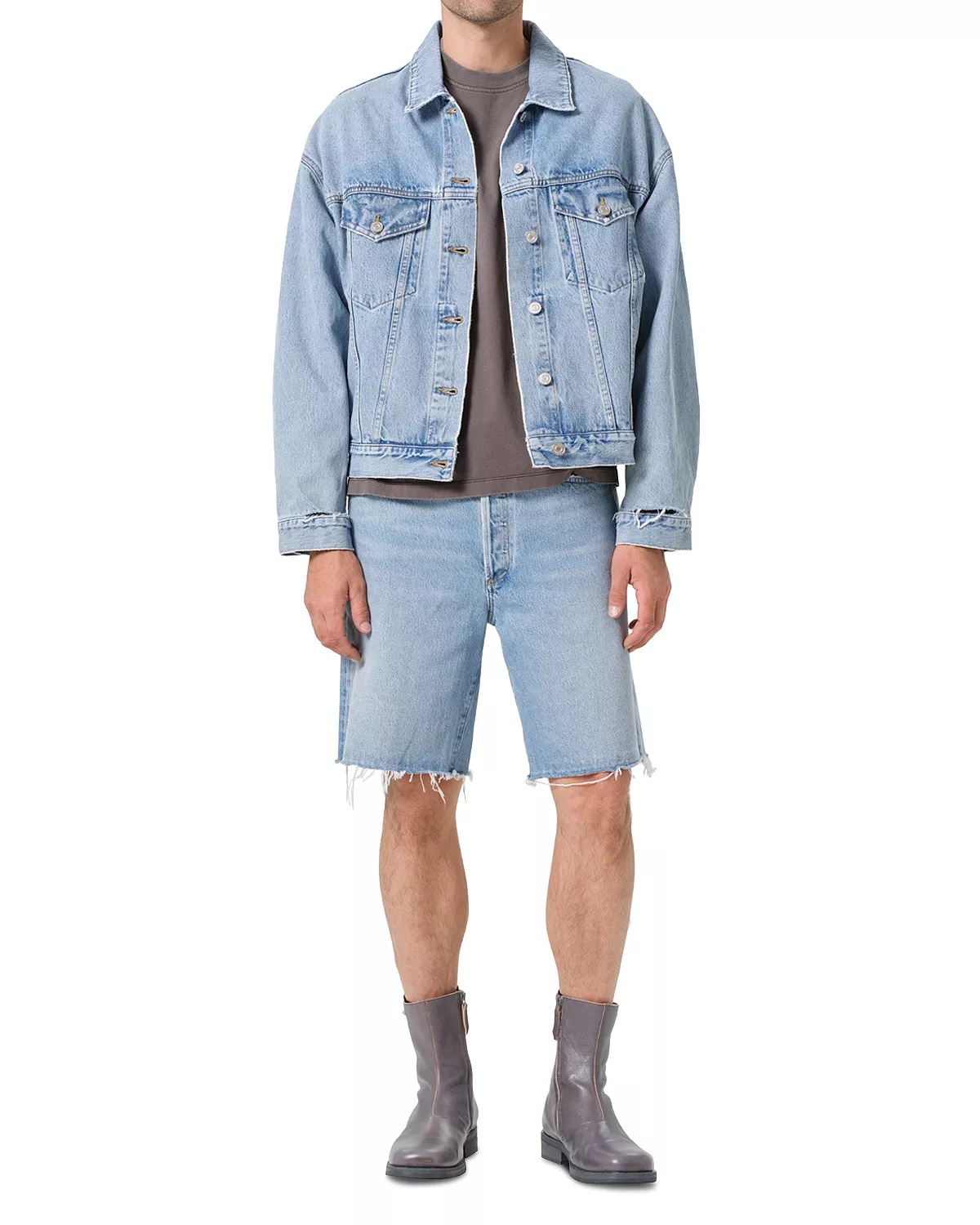 Anson Cut Off 10" Denim Shorts - 2