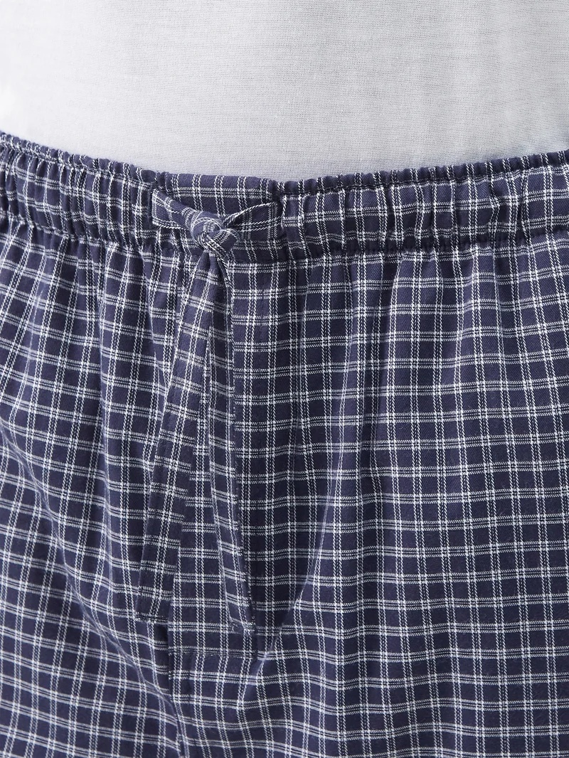Braemer checked cotton pyjama trousers - 4