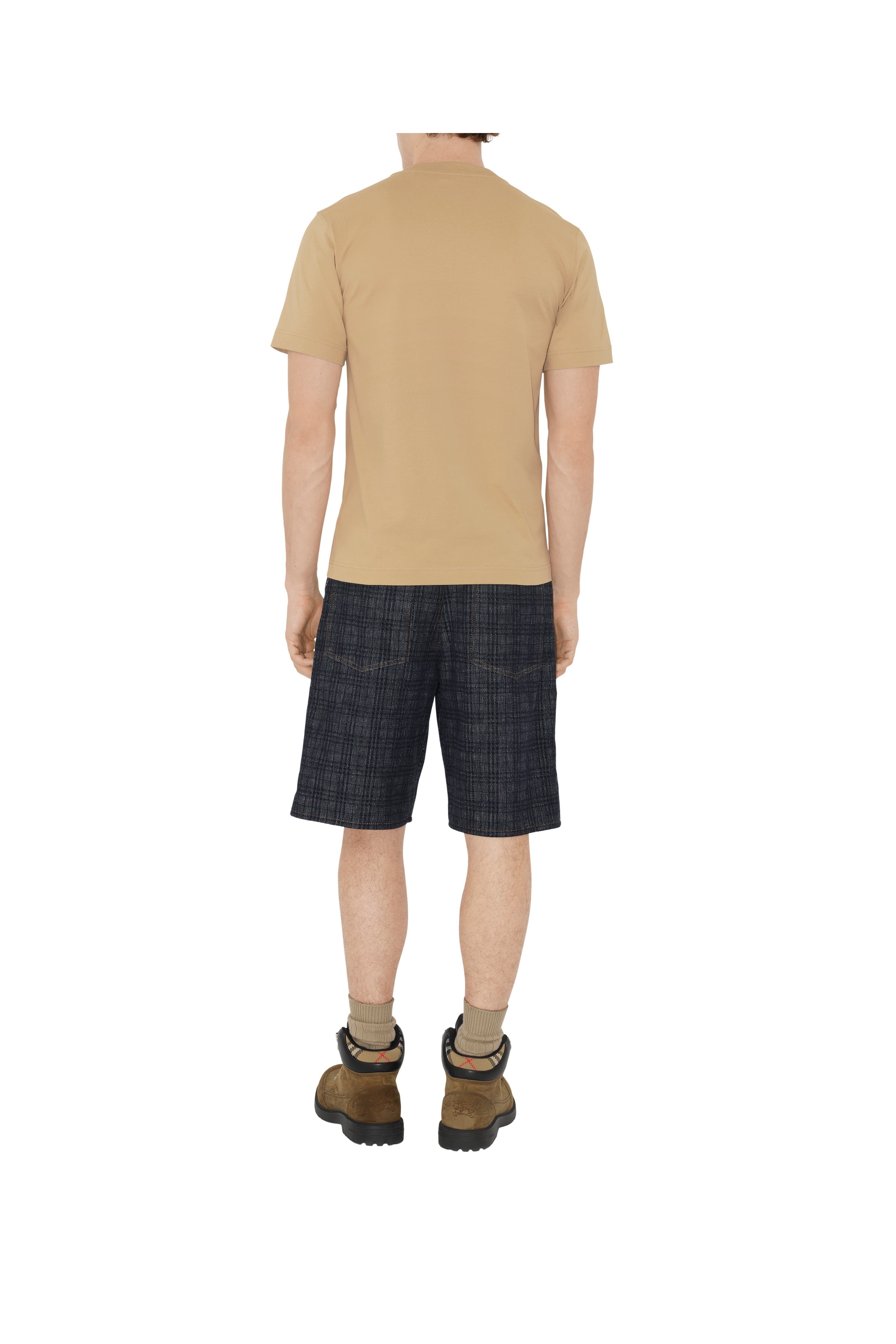 burberry Knight Stamp Cotton T-shirt in Flax Beige at Nordstrom - 4