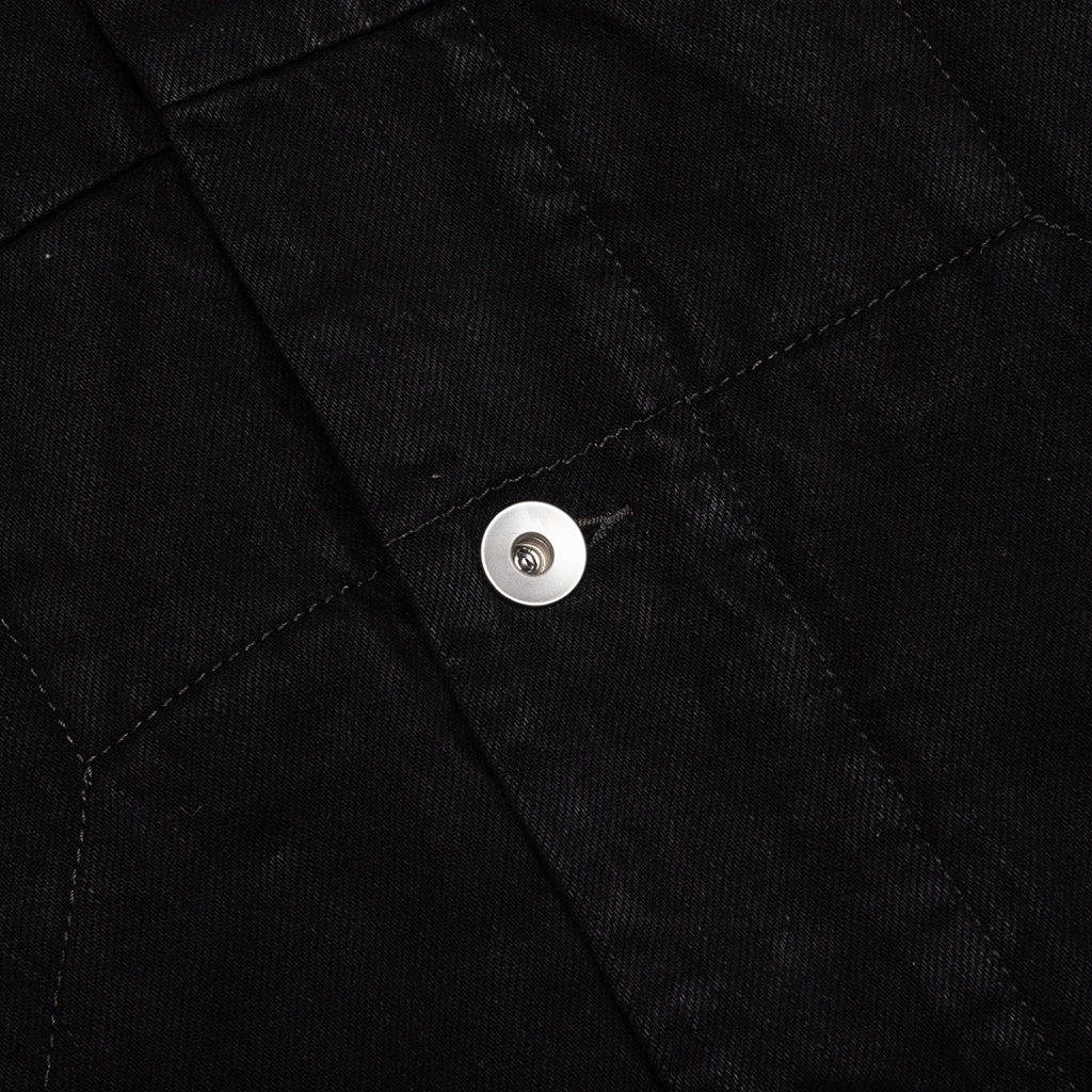 GIACCA IN DENIM SPHINX JUMBO WORKER JACKET - BLACK - 3