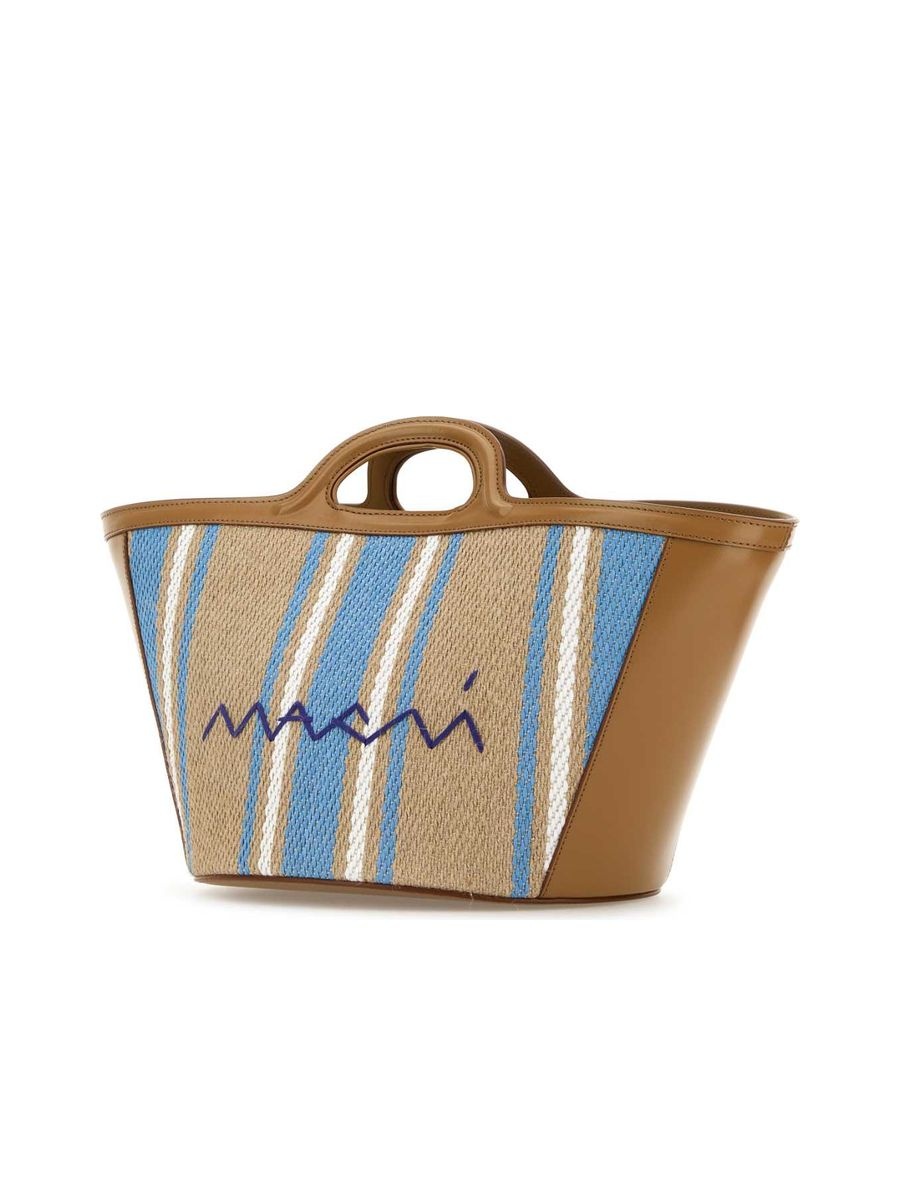 Embroidered Canvas Tropicalia Bucket Bag - 2