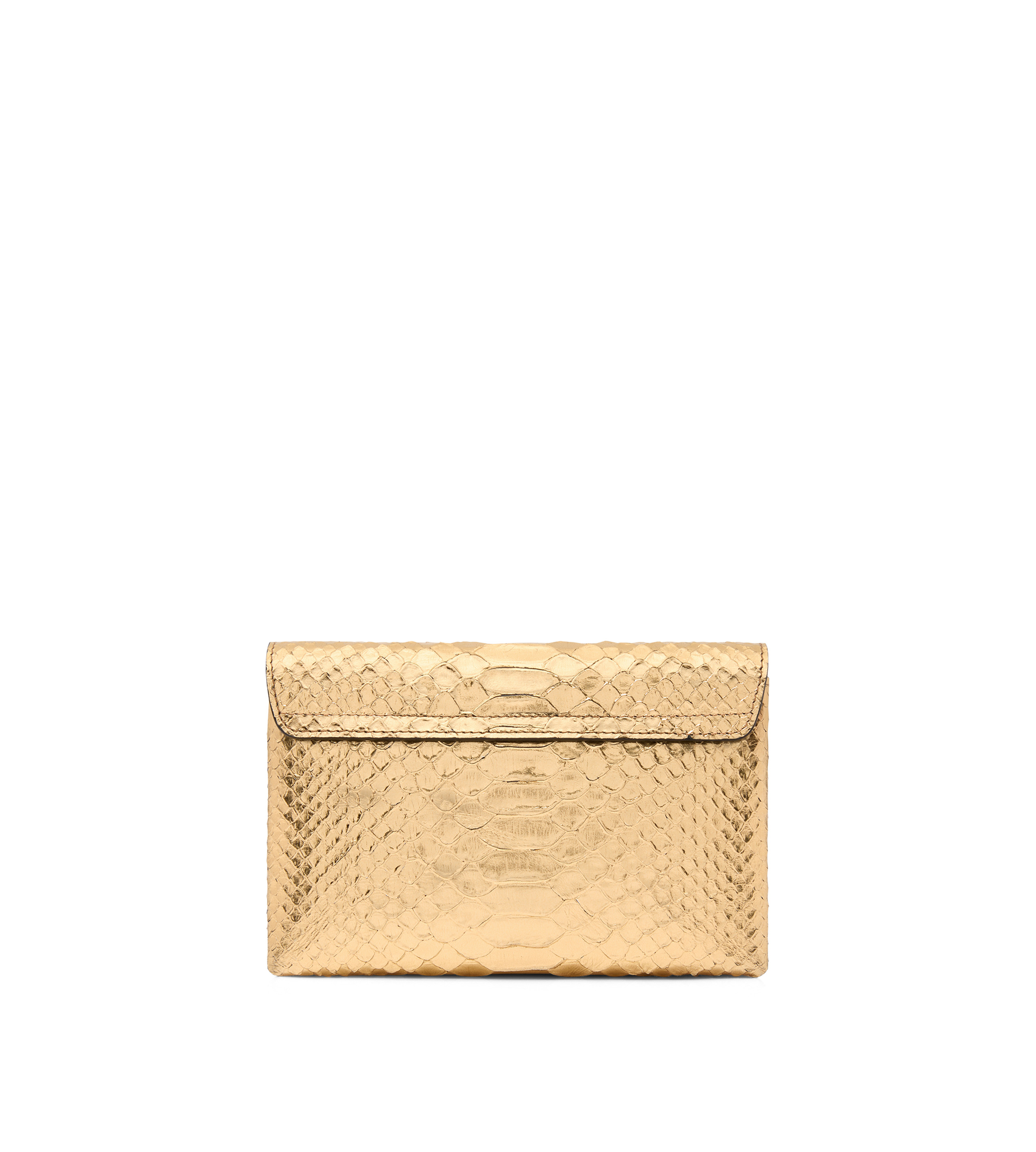 LAMINATED STAMPED PYTHON LEATHER MONARCH MINI BAG - 3