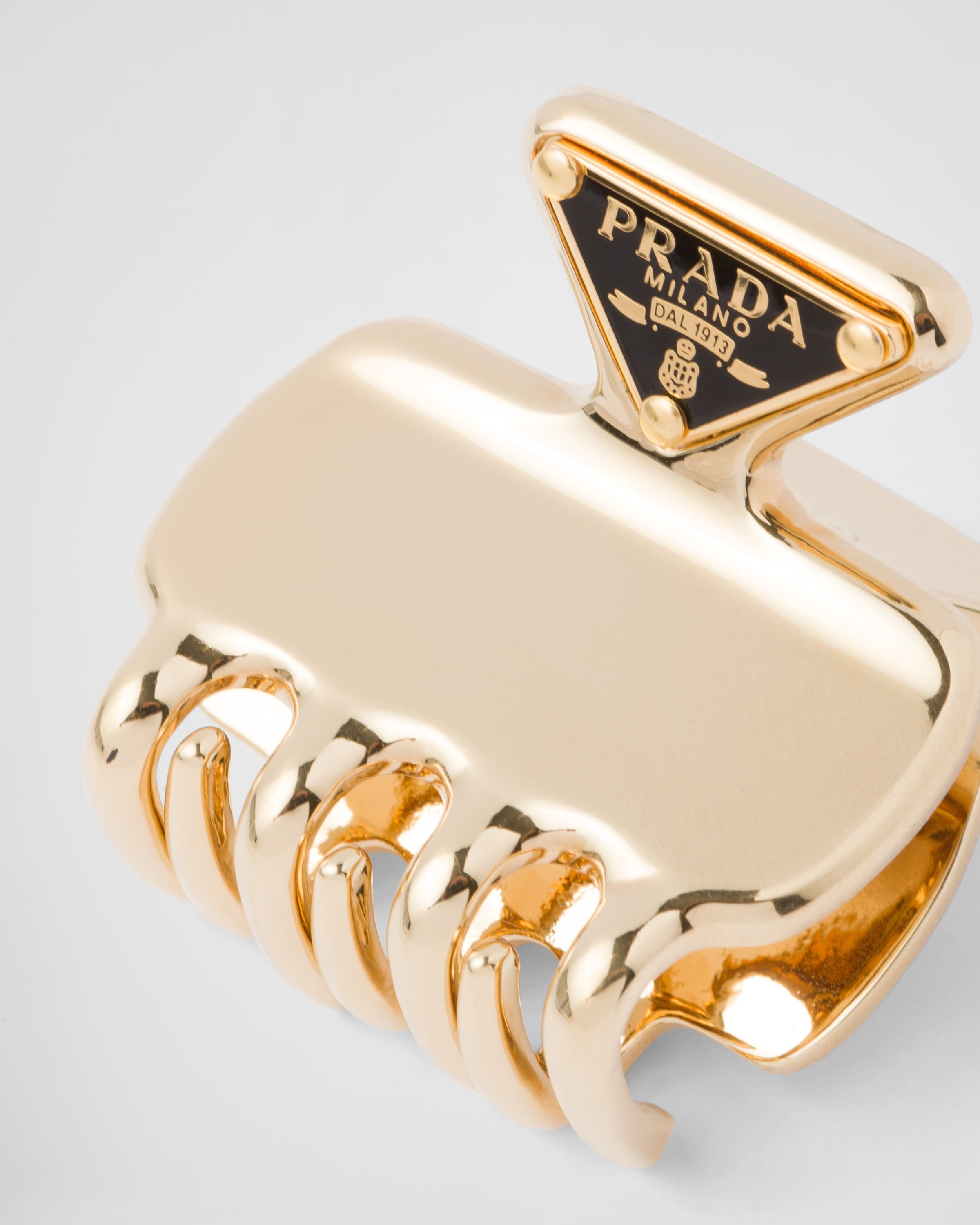 ハット PRADA Gold l Hair Clip Gold Metal hair clip | PRADA