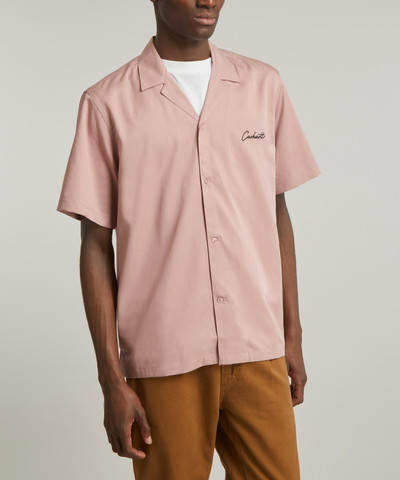 Carhartt SS Delray Glassy Pink Bowling Shirt outlook