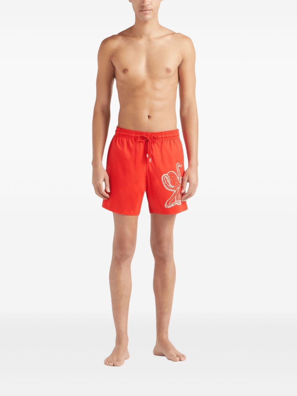 drawstring swim shorts - 3