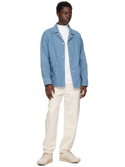 Nanamica Off-White Five-Pocket Jeans outlook