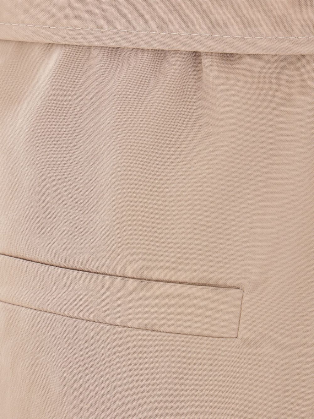 belted gauze trousers - 3