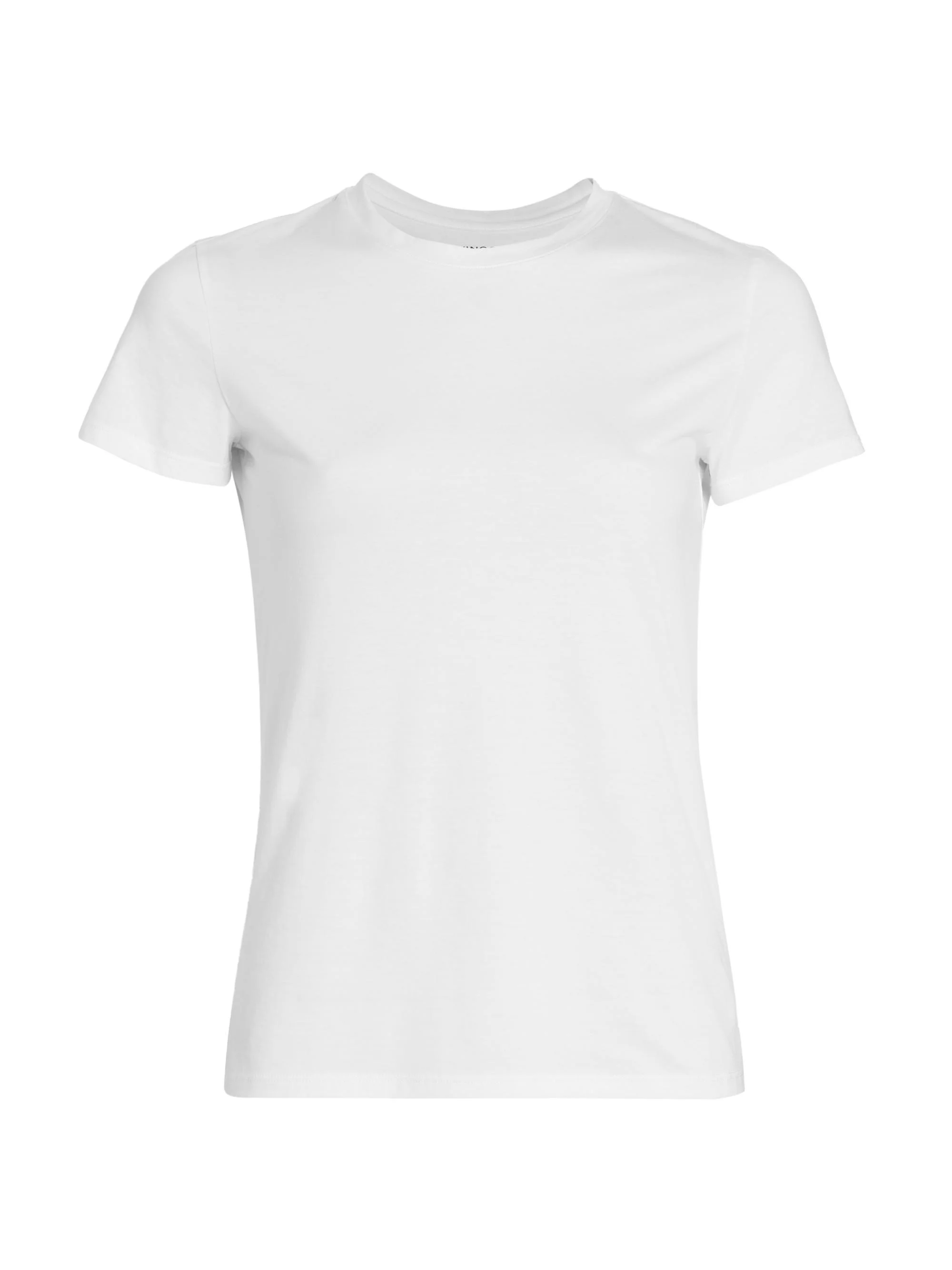 Women's Cotton Crewneck T-Shirt - Optic White - 1