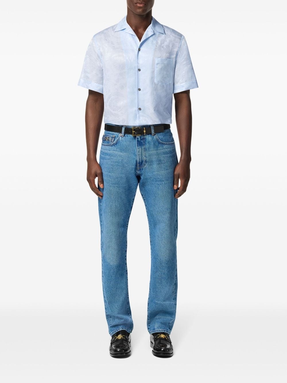 Barocco jacquard shirt - 2