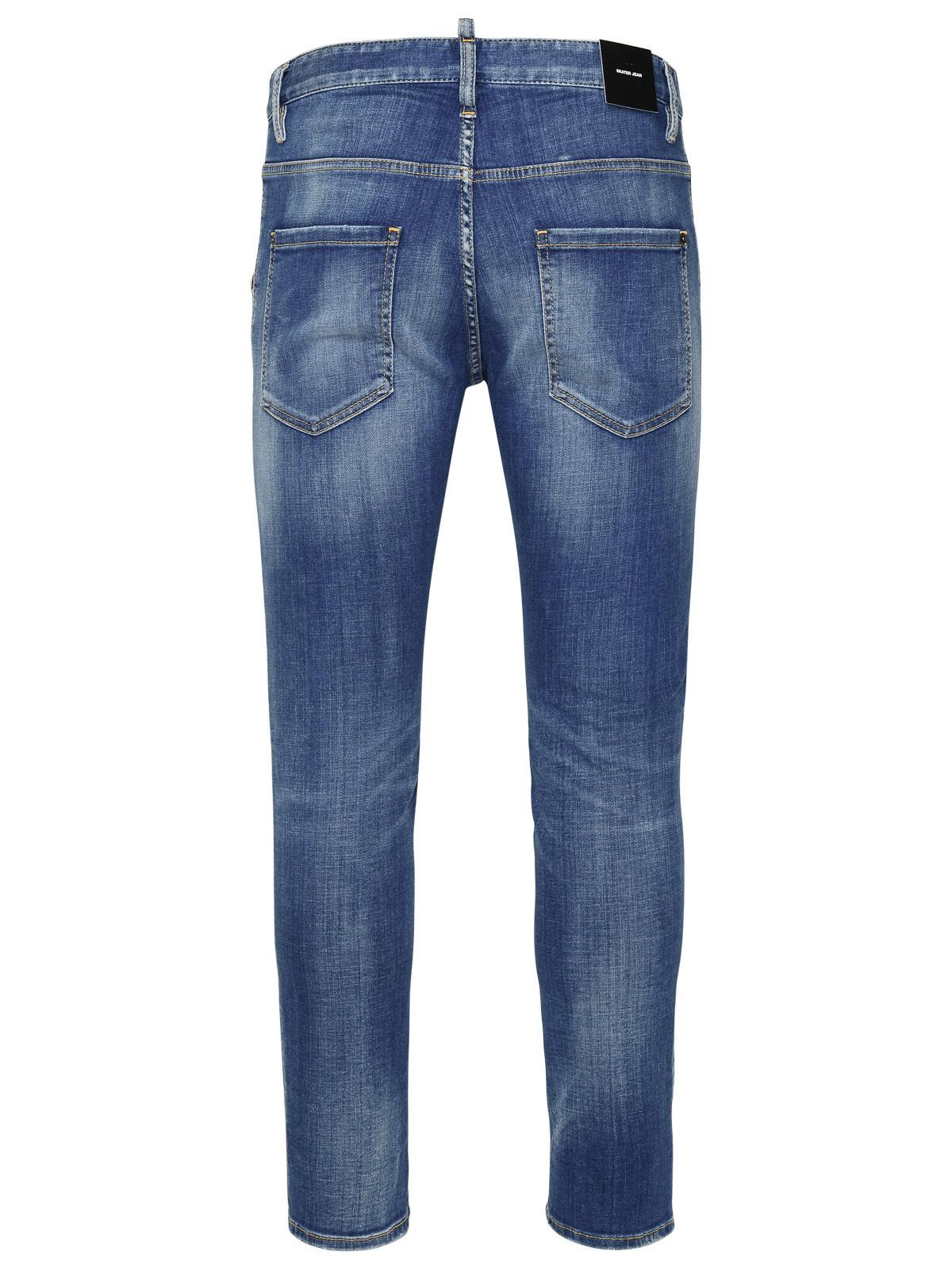 Dsquared2 'Skater' Blue Cotton Jeans Men - 3