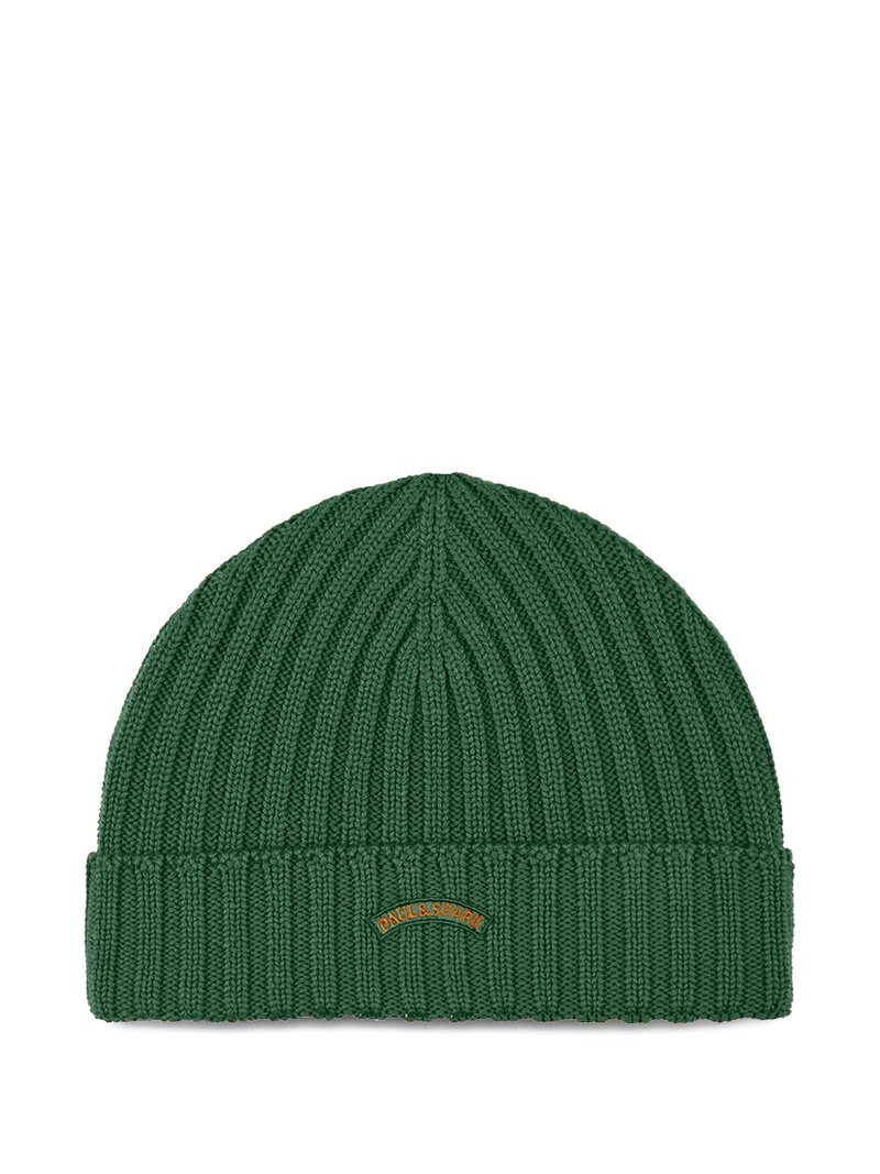 ribbed wool beanie 1