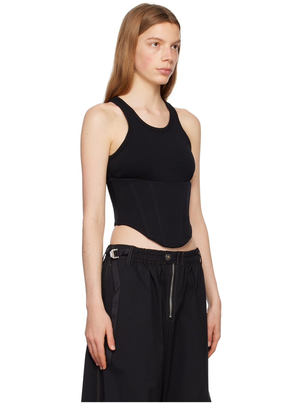 Black Float Tank Top - 2