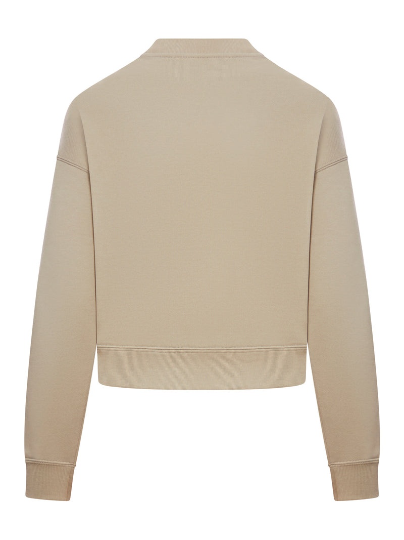 Chloe` Women Generous Sweater In Cotton Fleece - 2