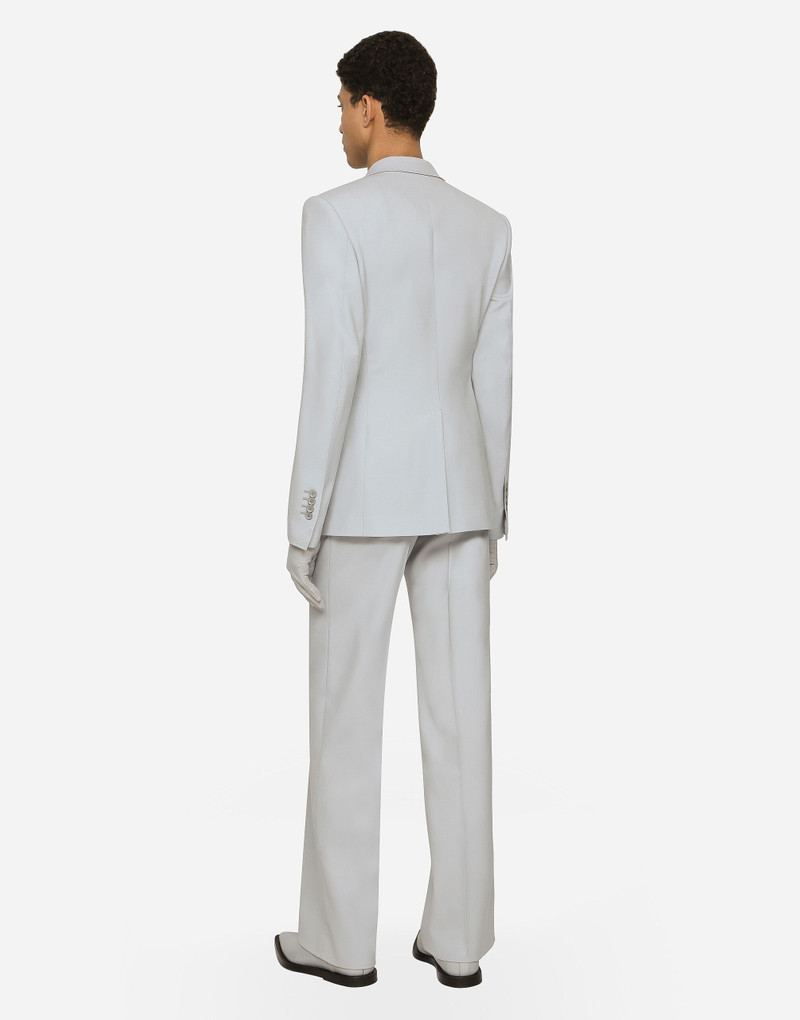 Double-breasted stretch wool Sicilia-fit jacket 3
