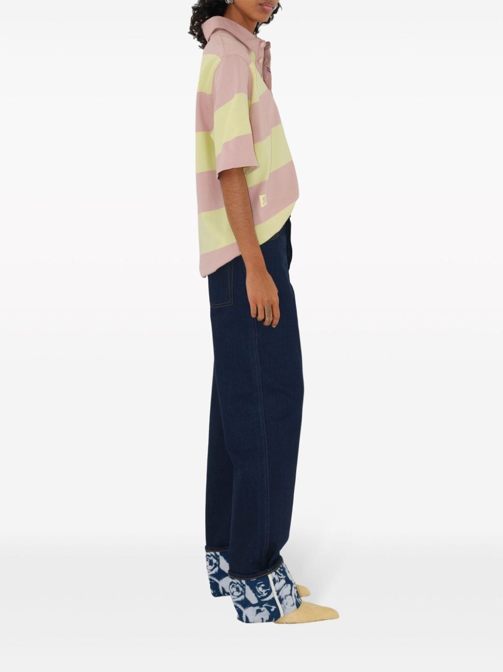 striped cotton polo shirt - 3