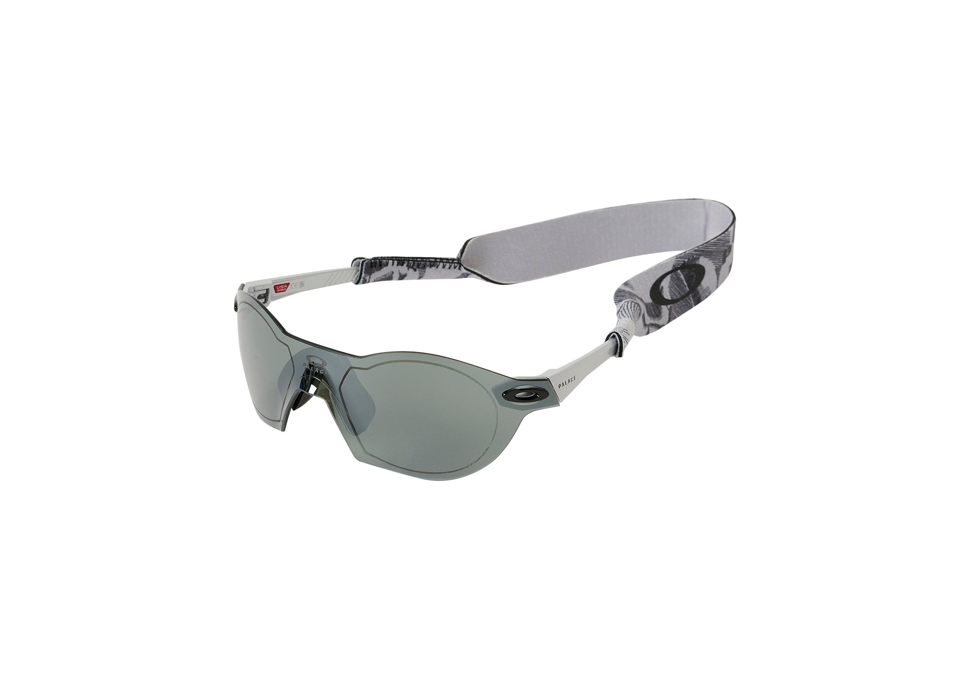 PALACE OAKLEY SUBZERO SUNGLASSES SILVER / PRIZM BLACK - 2