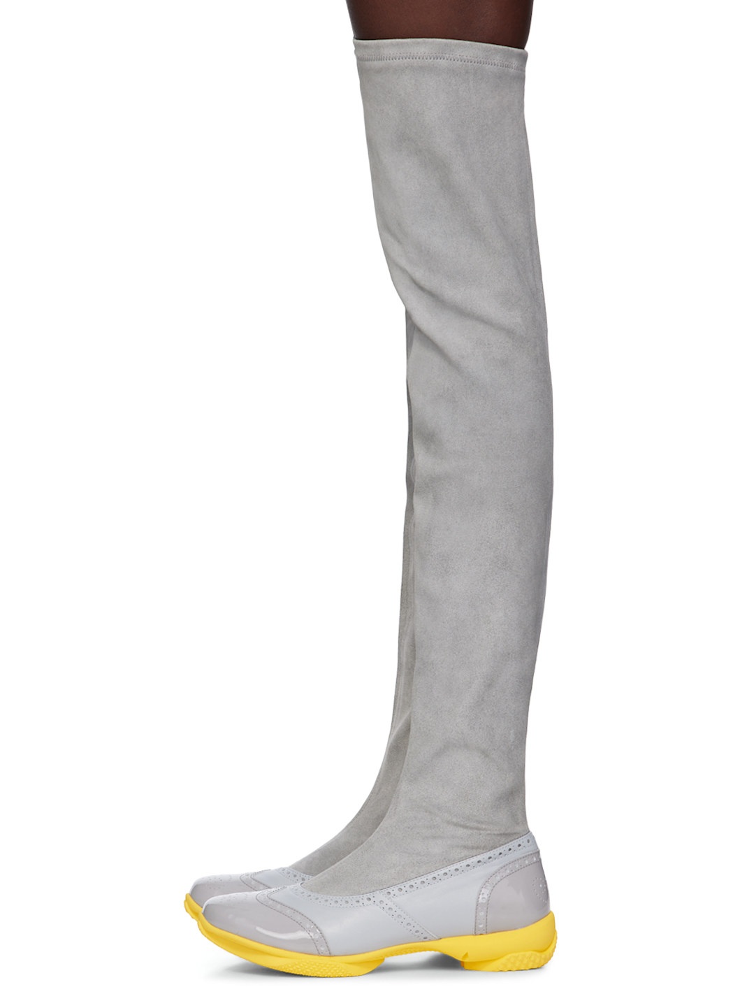 Gray Sonia High Boots - 3